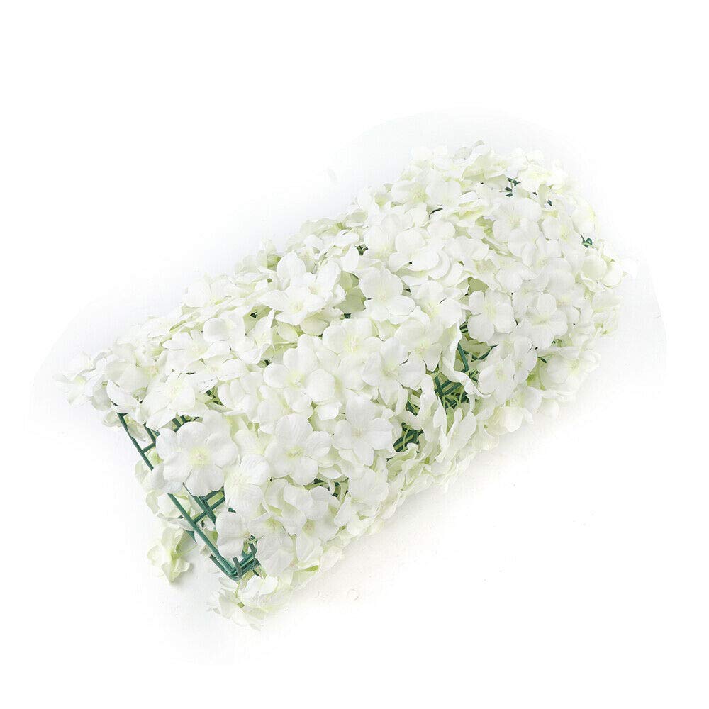 10/20 PCS Artificial Flower Wall Backdrop Panel - 16x24 Inch Romantic Floral Decor for Wedding, Party, Christmas | Home & Event Decoration | White & Pink Options | Perfect for Photo Booths, Baby Showers & Bridal Showers