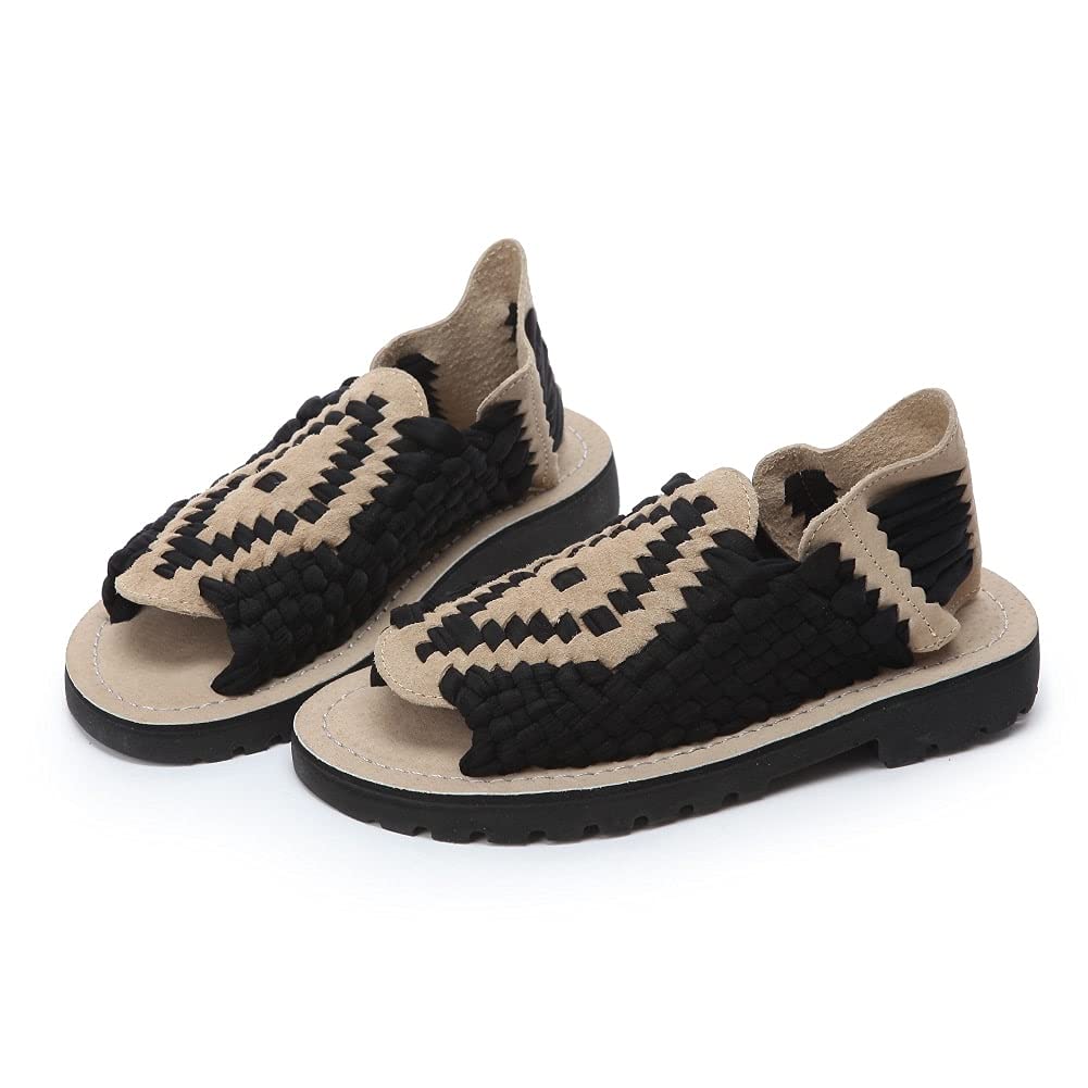 Handmade Aztec Unisex Leather Sandals for Men & Women - Perfect for Beach, Vacation, and Summer Outfits