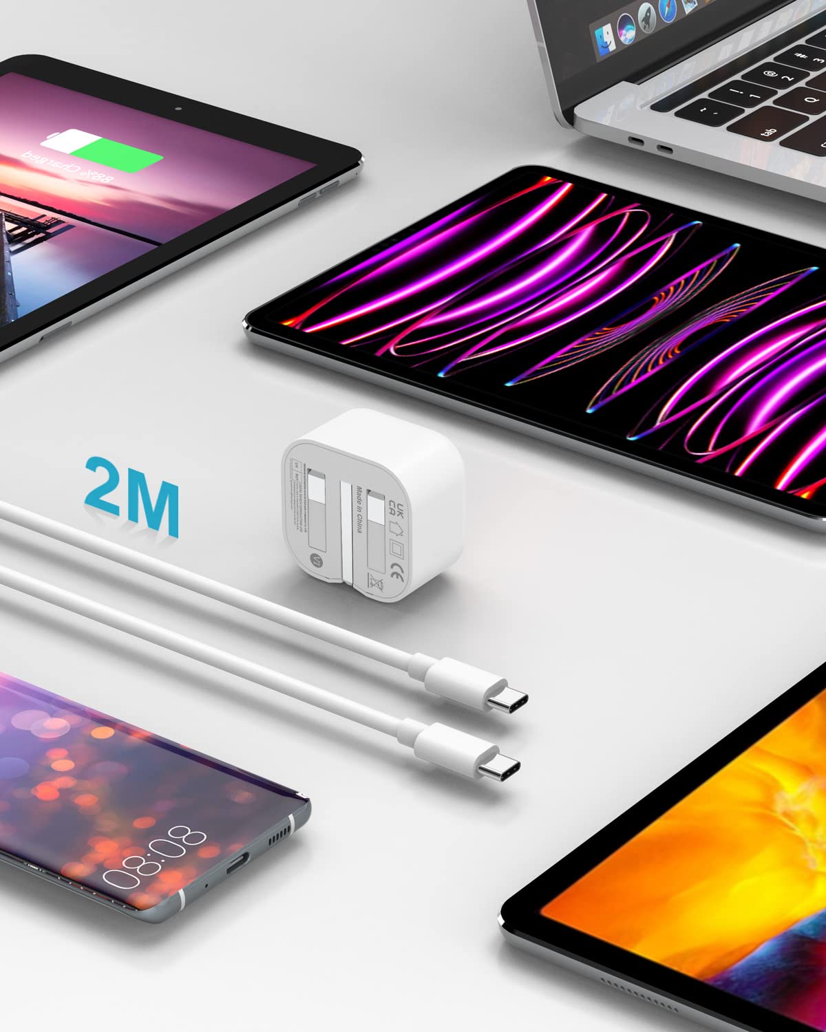 20W USB C Fast Charger for iPad Pro 12.9