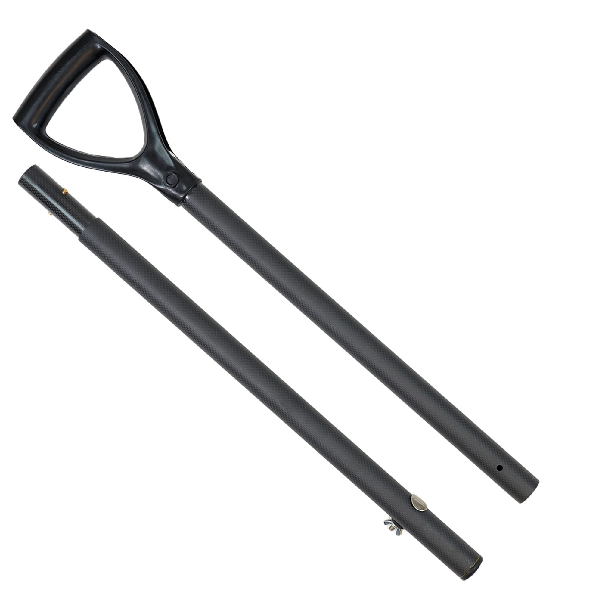 Premium Stainless Steel Beach Sand Scoop for Metal Detecting - Lightweight Carbon Fiber Pole with Handle & String - Hydra 11x8 Round - Perfect for Treasure Hunting, Beachcombing & Outdoor Adventures