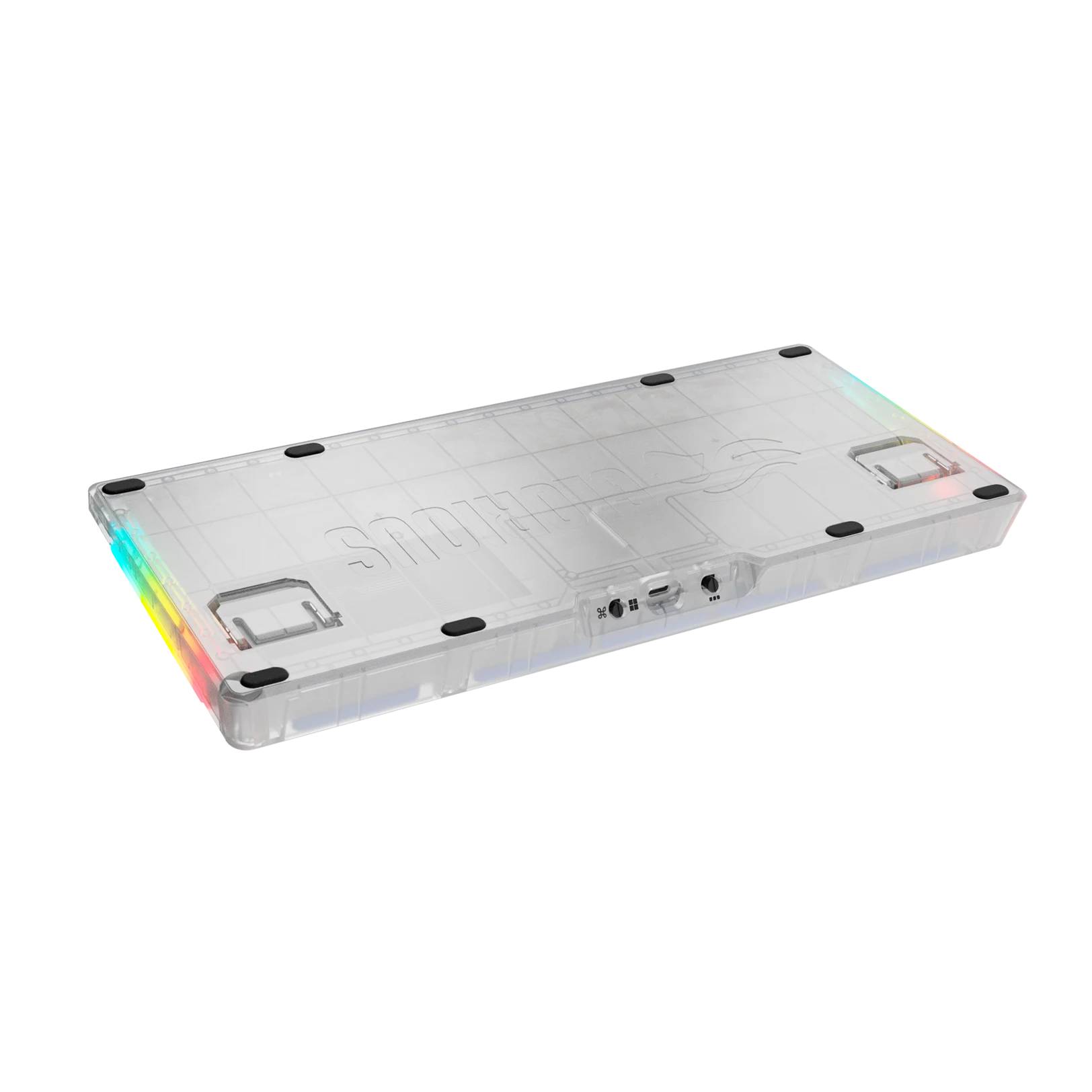 GMMK 3 Bottom Case - Durable Plastic EXO Frost 75% Keyboard Base for Mechanical Keyboards | Perfect for Gaming, Typing & Office Work