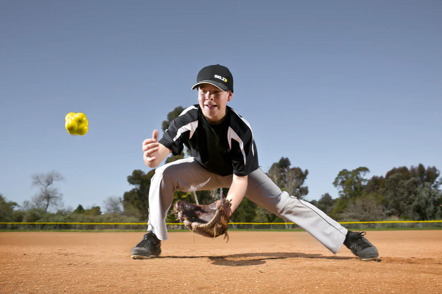 SKLZ Reaction Ball - High Bounce Training Ball for Agility, Speed & Reflex Drills - Perfect for Baseball, Football, Soccer & Basketball Athletes