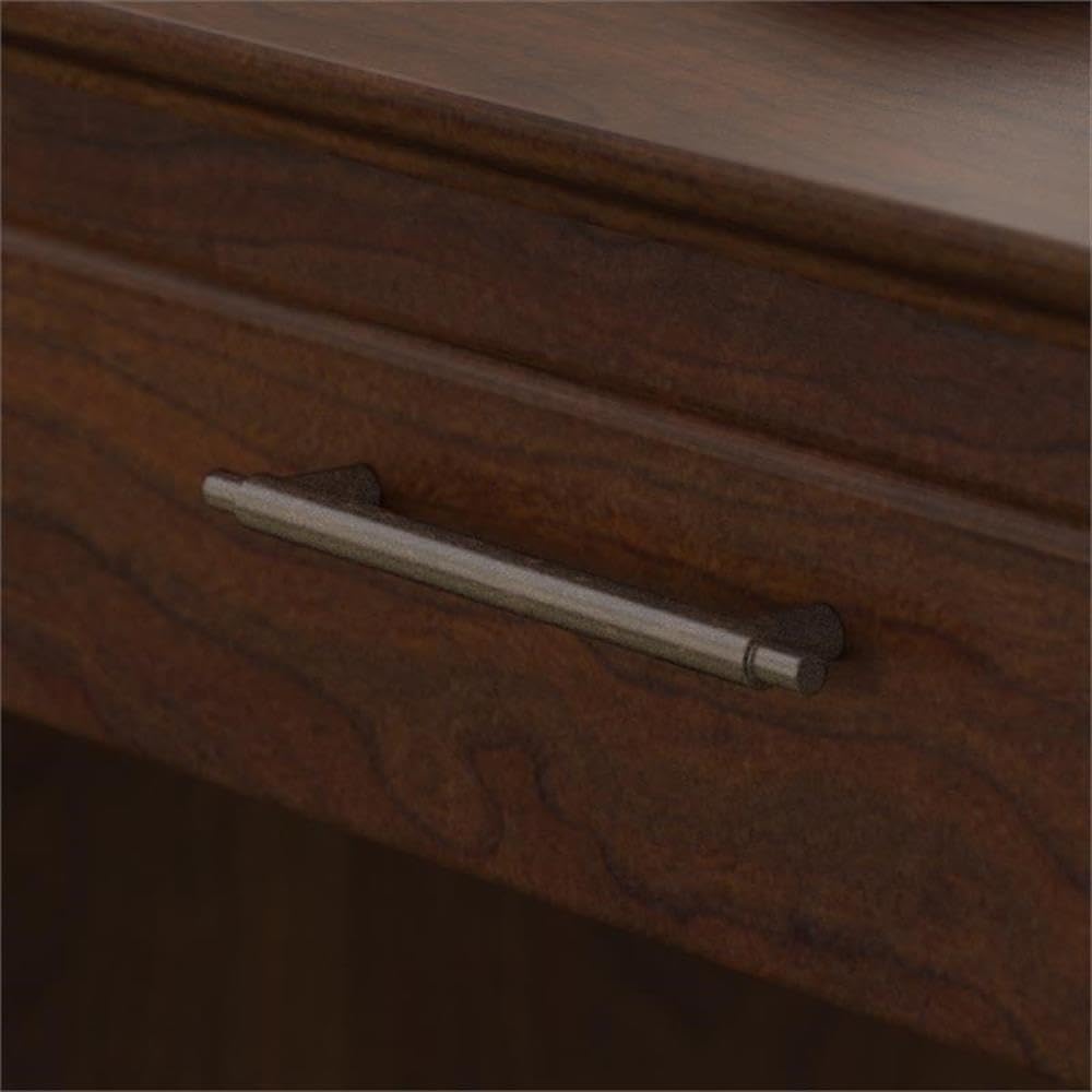 Bush Key West TV Stand with Coffee & End Tables - Bing Cherry for Living Room