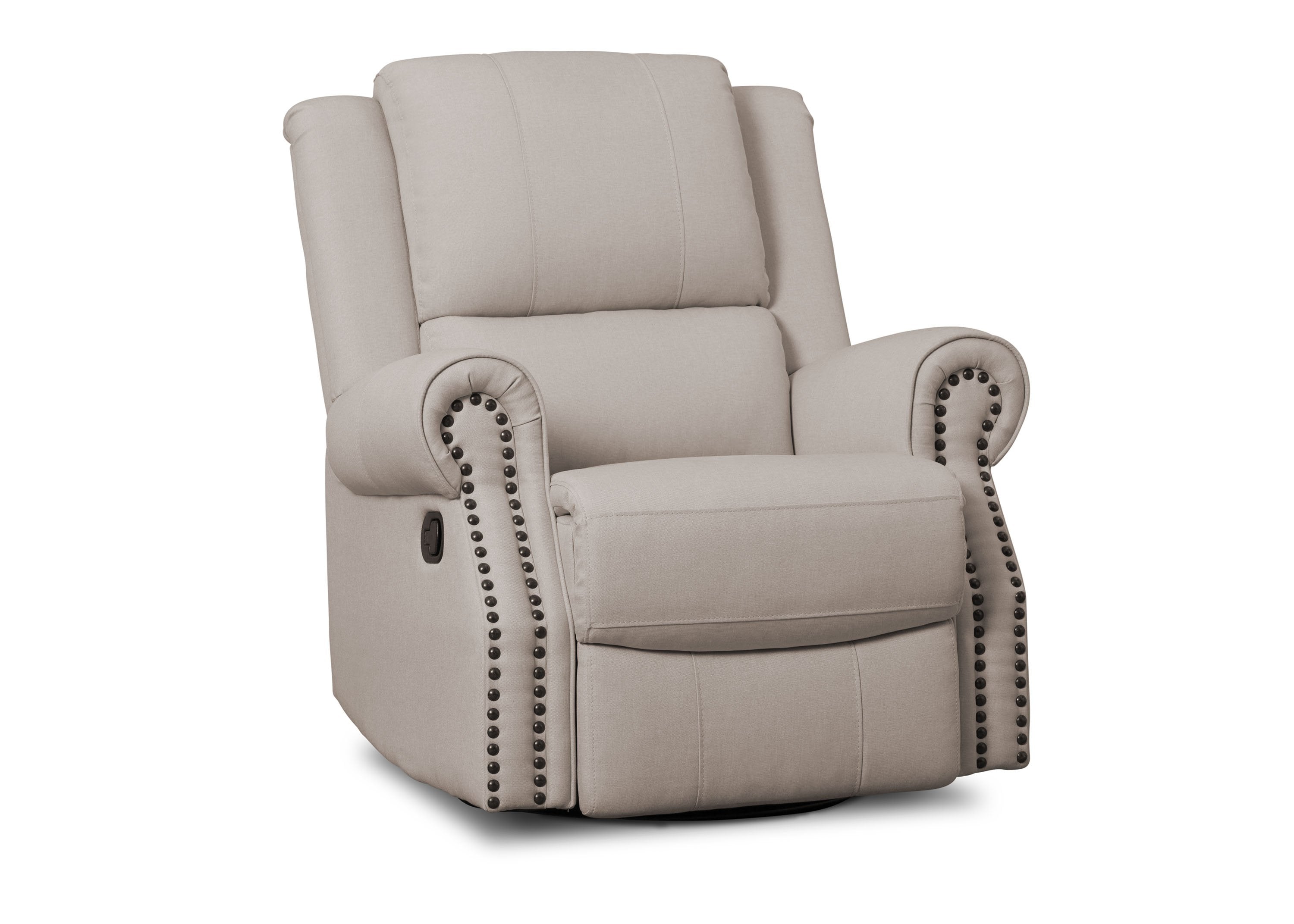 Dexter Nursery Recliner Swivel Glider Chair - Comfortable Rocking Chair for Baby Nursery, Breastfeeding & Relaxing - Perfect for Nurseries, Bedrooms & Living Rooms