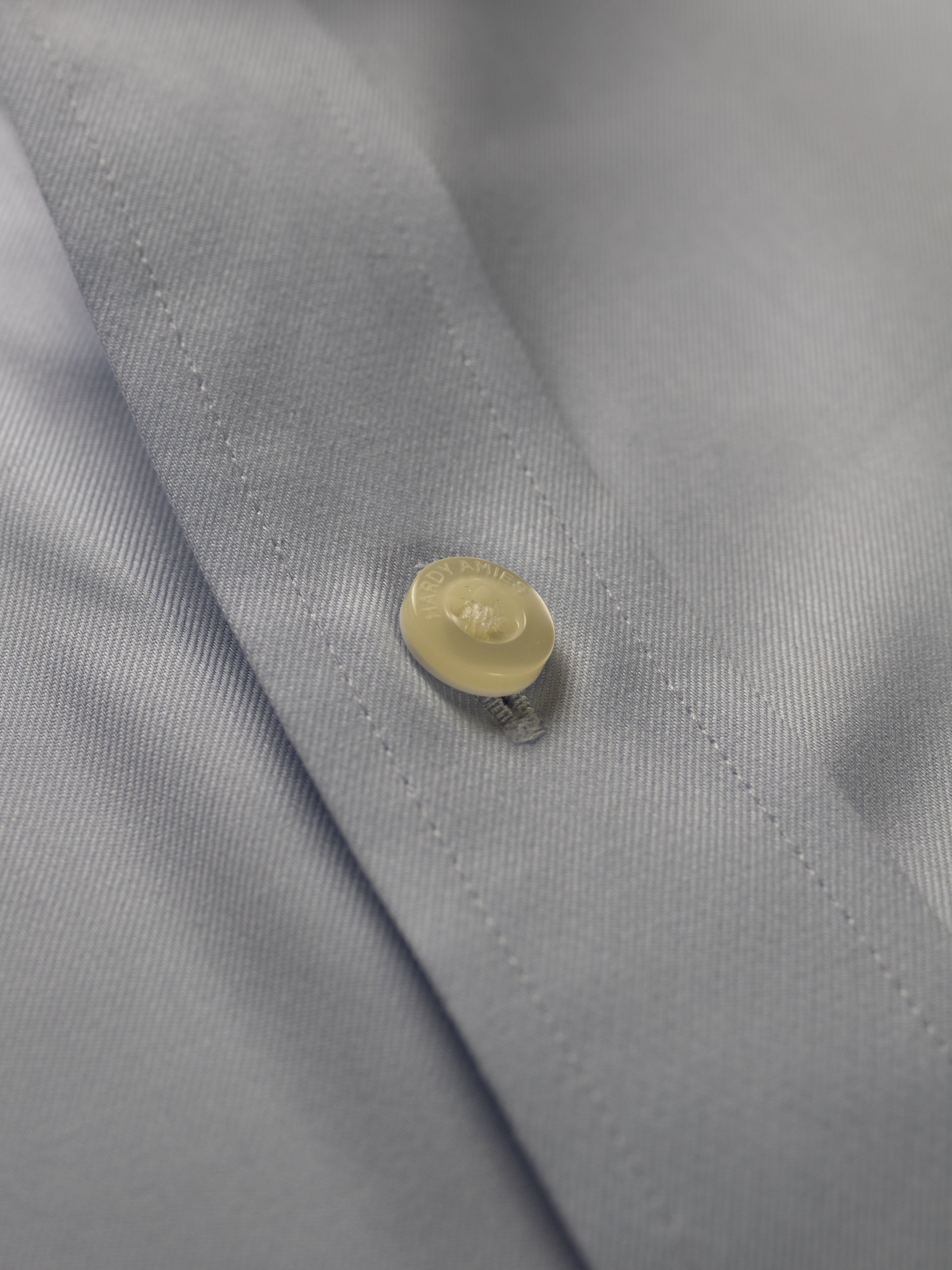 Blue Micro Twill Shirt for Men - Contemporary Fit Casual Button Down Shirt | Perfect for Office, Business Meetings & Smart Casual Outfits