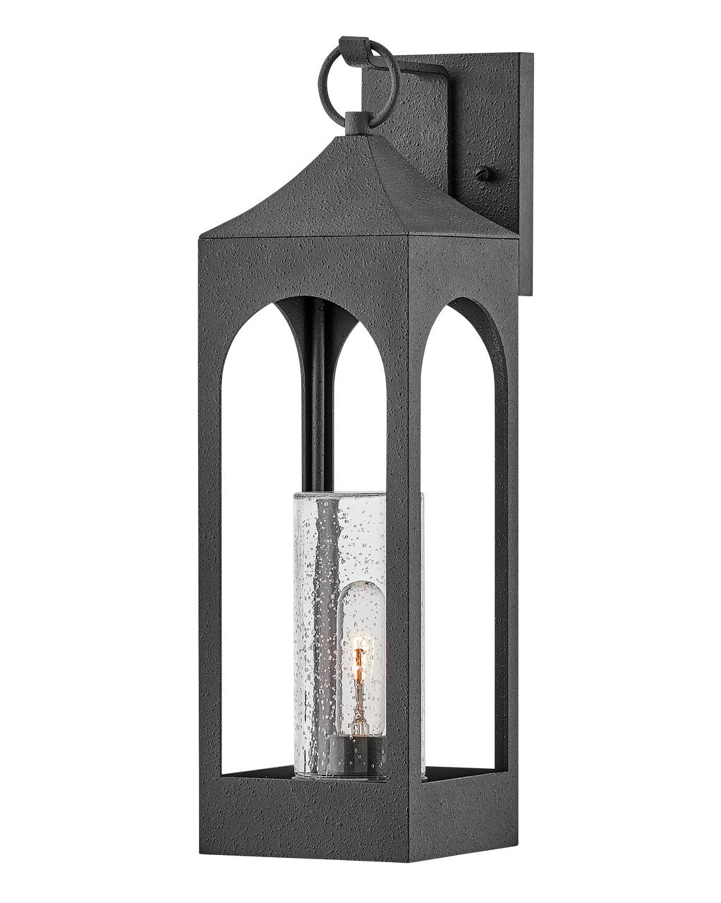 Vintage Distressed Zinc LED Wall Sconce - Modern Industrial Lighting Fixture for Living Room, Bedroom, or Hallway
