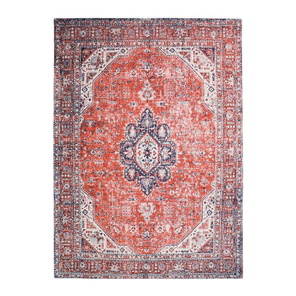 Premium Antalya Floor Rug - Scarlet Red 8'x11' (240cm x 340cm) - Soft Turkish Handmade Carpet for Living Room, Bedroom & Home Decor