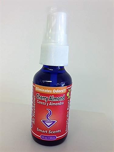 Aromar Cherry Almond Scented Air Freshener & Odor Eliminator - 1oz Essential Oil Diffuser Refill for Home, Car, Office & Bathroom - Long Lasting Fragrance Spray for Eliminating Pet, Smoke & Cooking Odors