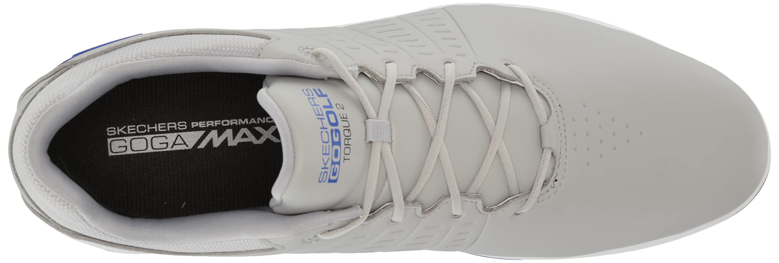 Skechers Men's Torque Waterproof Golf Shoes - Lightweight Comfortable Spiked Golf Shoes for Men, All-Weather Traction, Breathable Design - Perfect for Golf Course, Driving Range & Outdoor Sports