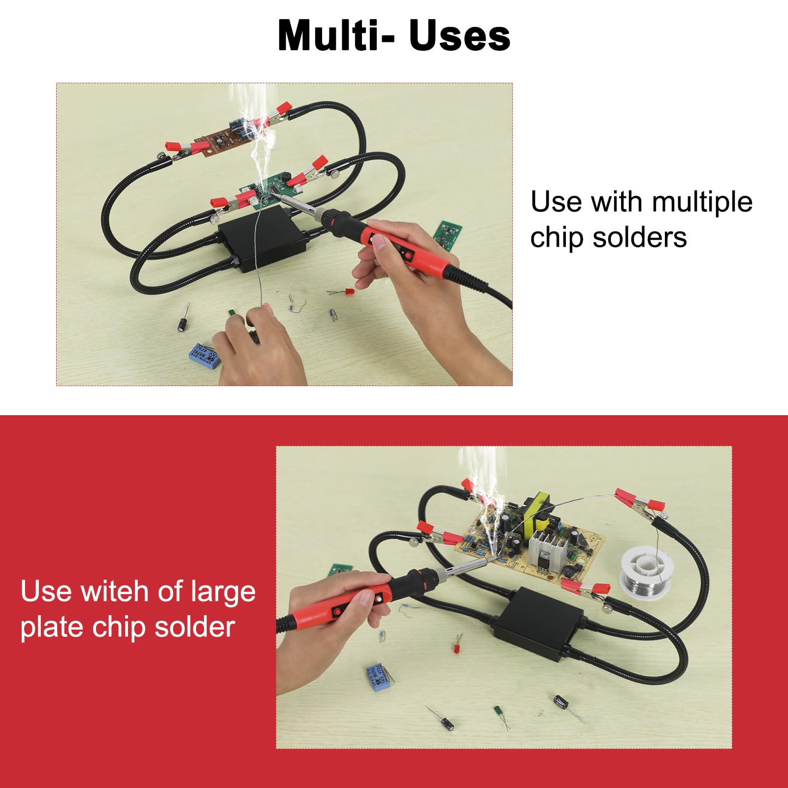 NEWACALOX Soldering Clamp Aid - Wire Holder for Auto Repair & Field Welding