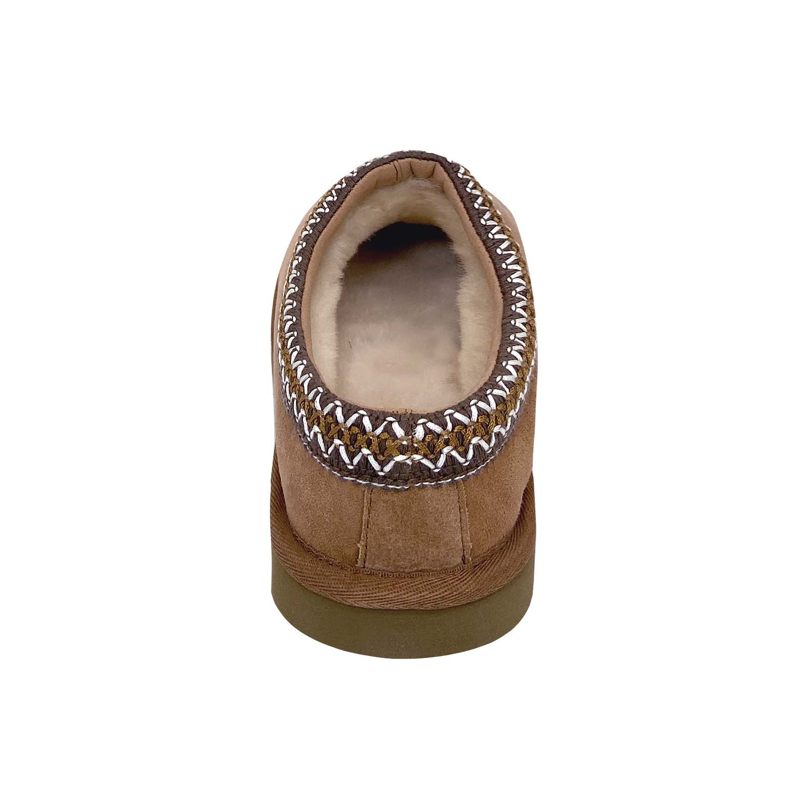 Women's Sheepskin Slip-On Slippers - Final Clearance Sale (Sizes 9 & 10 Only) | Cozy Indoor House Shoes for Winter Comfort & Relaxation at Home