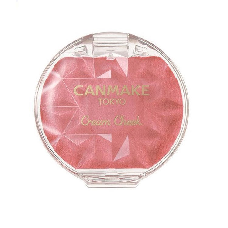 Canmake Tokyo Cream Cheek Color - Japanese Cream Blush for Natural Flush | Perfect for Everyday Makeup & On-The-Go Touch Ups