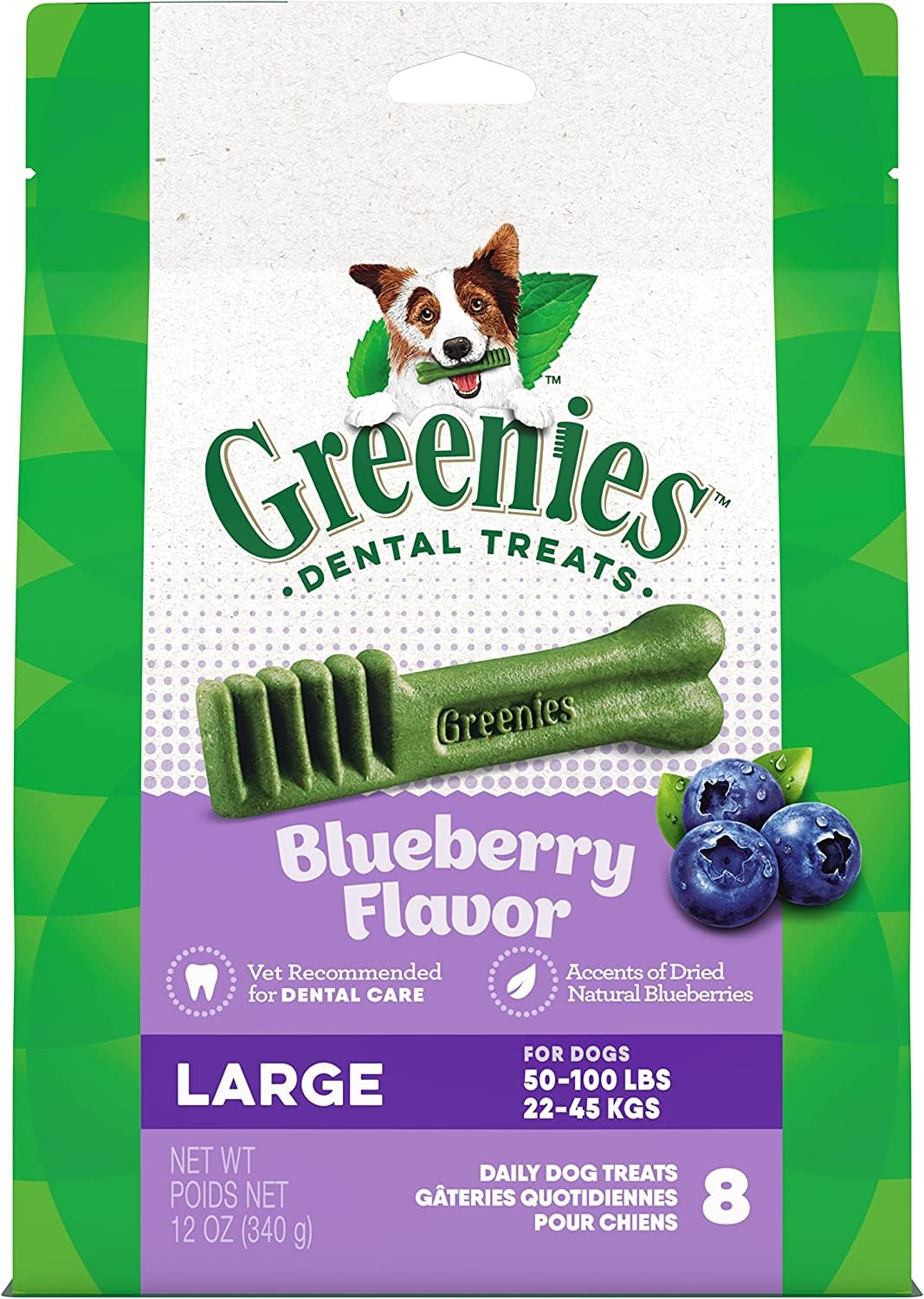 Fresh Blueberries 12oz Large 8-Count (2 Pack) - 16 Total Containers - Perfect for Smoothies, Baking & Healthy Snacks