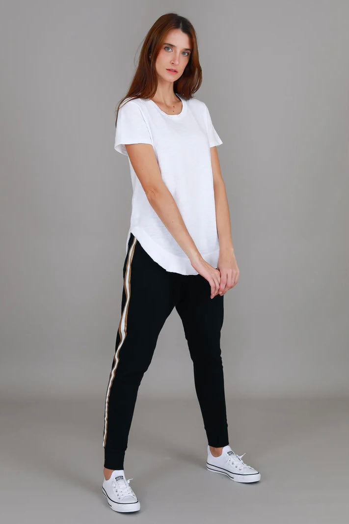Paddington Crew Neck T-Shirt for Men & Women - Soft Cotton White Tee - Casual Everyday Wear, Street Style, Layering Essential