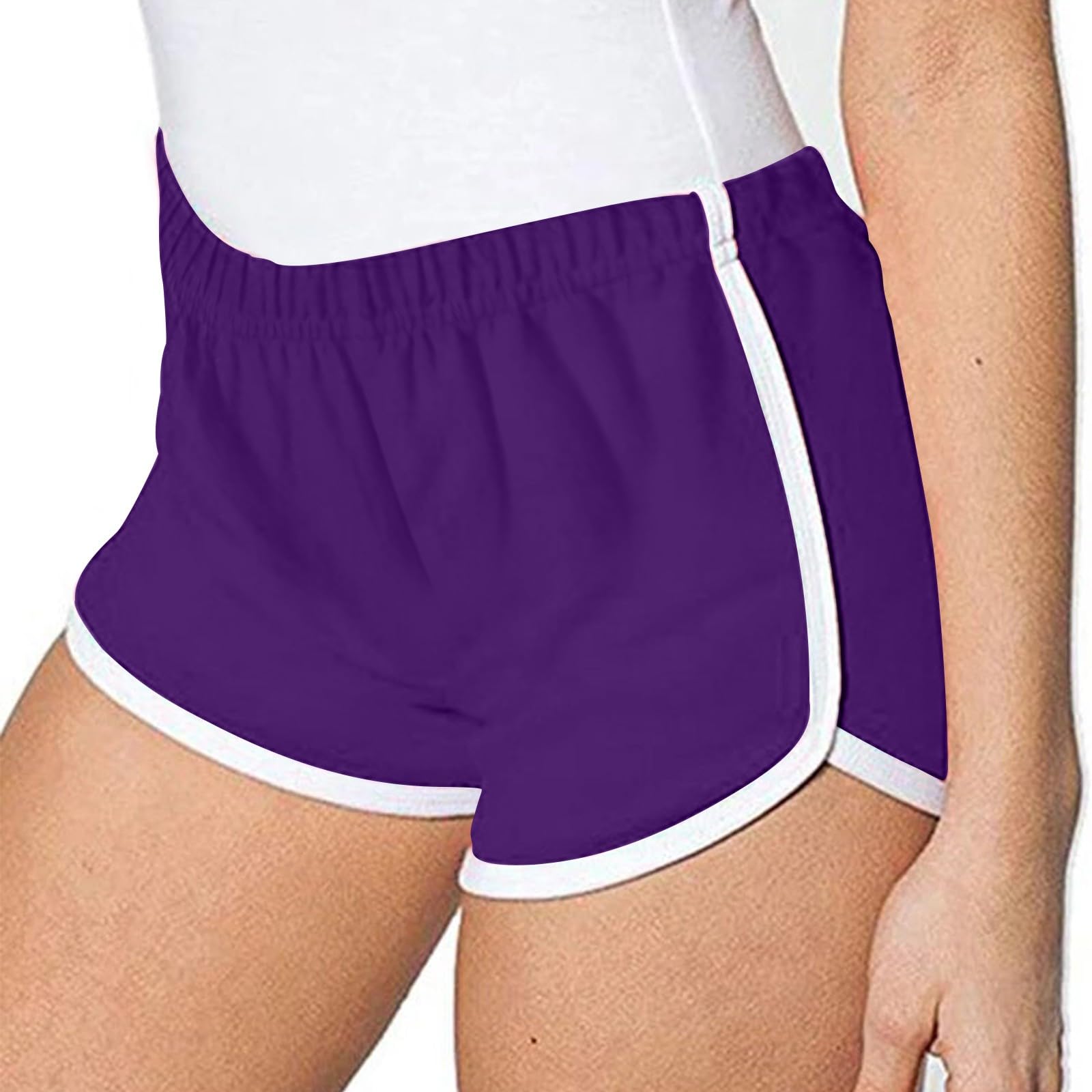 Women's Cotton Sports Shorts 3-Pack - Yoga, Running & Lounge Wear