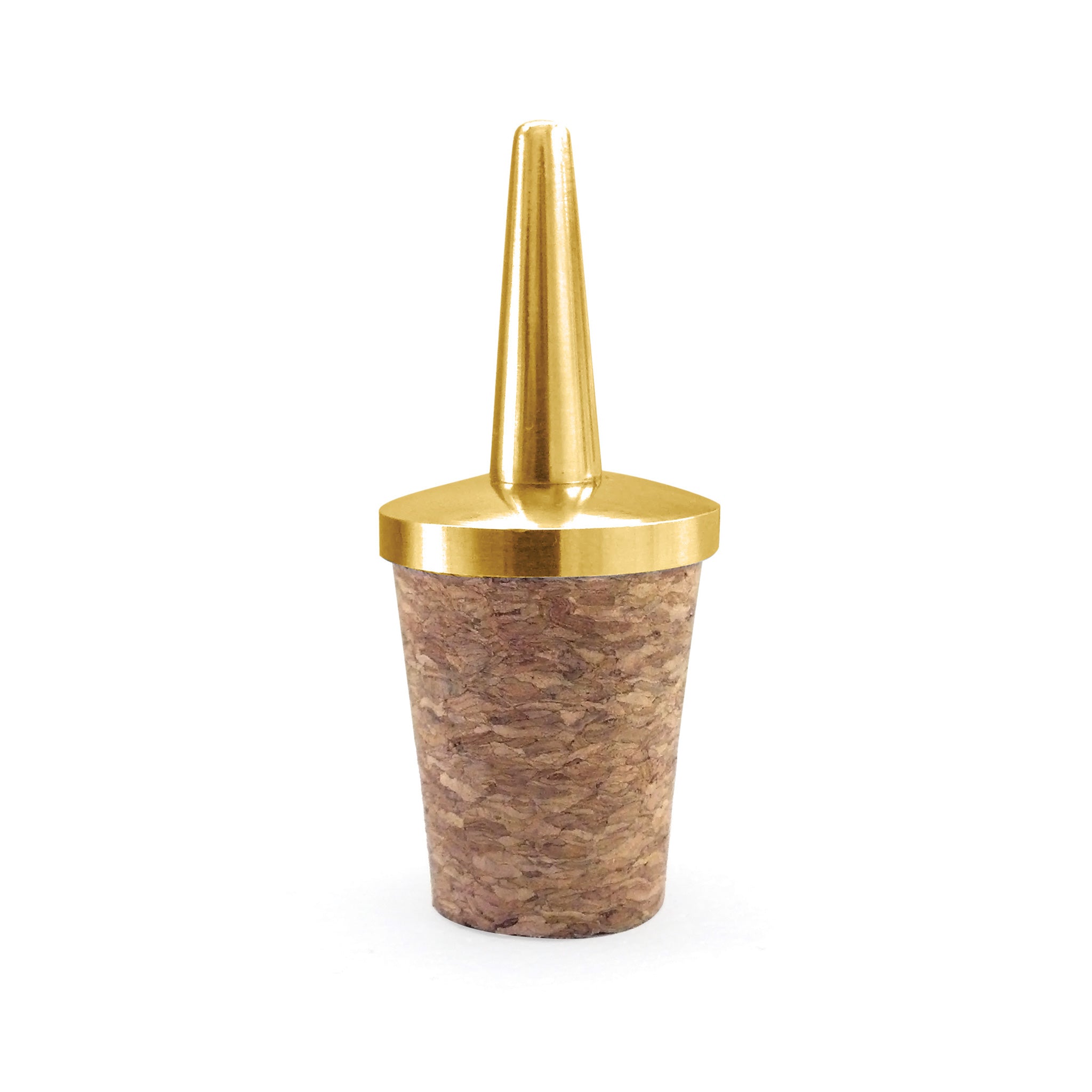 Gold Plated Dasher Top - Set of 3 for Cocktail Shakers, Bar Accessories & Home Bartending Essentials