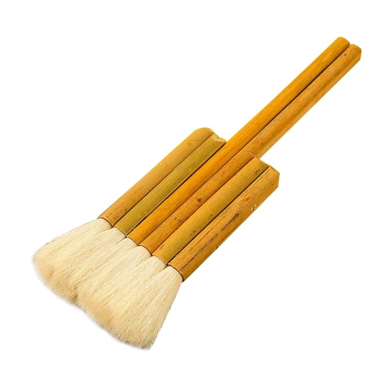 Watercolor Hake Brush - Professional Sheep Hair Blender for Pottery & Art