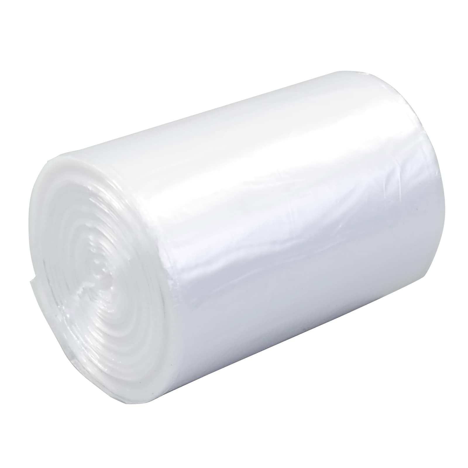 4 Gallon Clear Trash Bags - 1500 Count (15 Rolls) | Heavy Duty Bathroom Garbage Bags for Waste Disposal | Perfect for Home, Office & Commercial Use