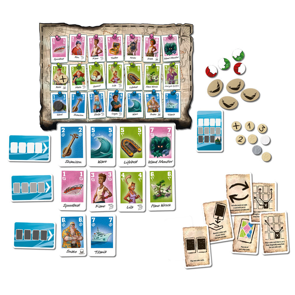 The Crew: Family Adventure - Marooned in Paradise | Exciting Board Game for Family Game Nights & Vacation Entertainment