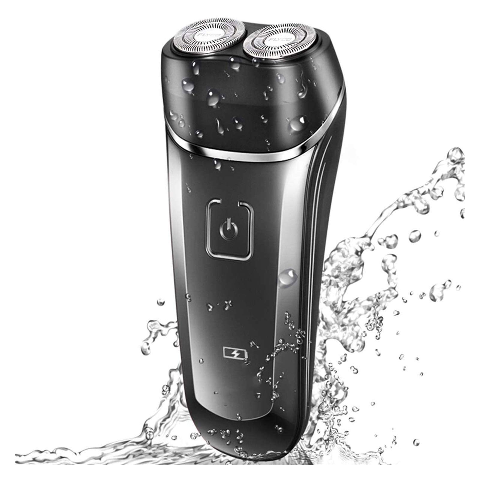 HHWKSJ Men's Electric Shaver - Waterproof Rotary Shaver for Wet/Dry Use, Cordless USB Rechargeable Facial Hair Trimmer | Perfect for Travel, Daily Grooming & Quick Beard Shaving at Home