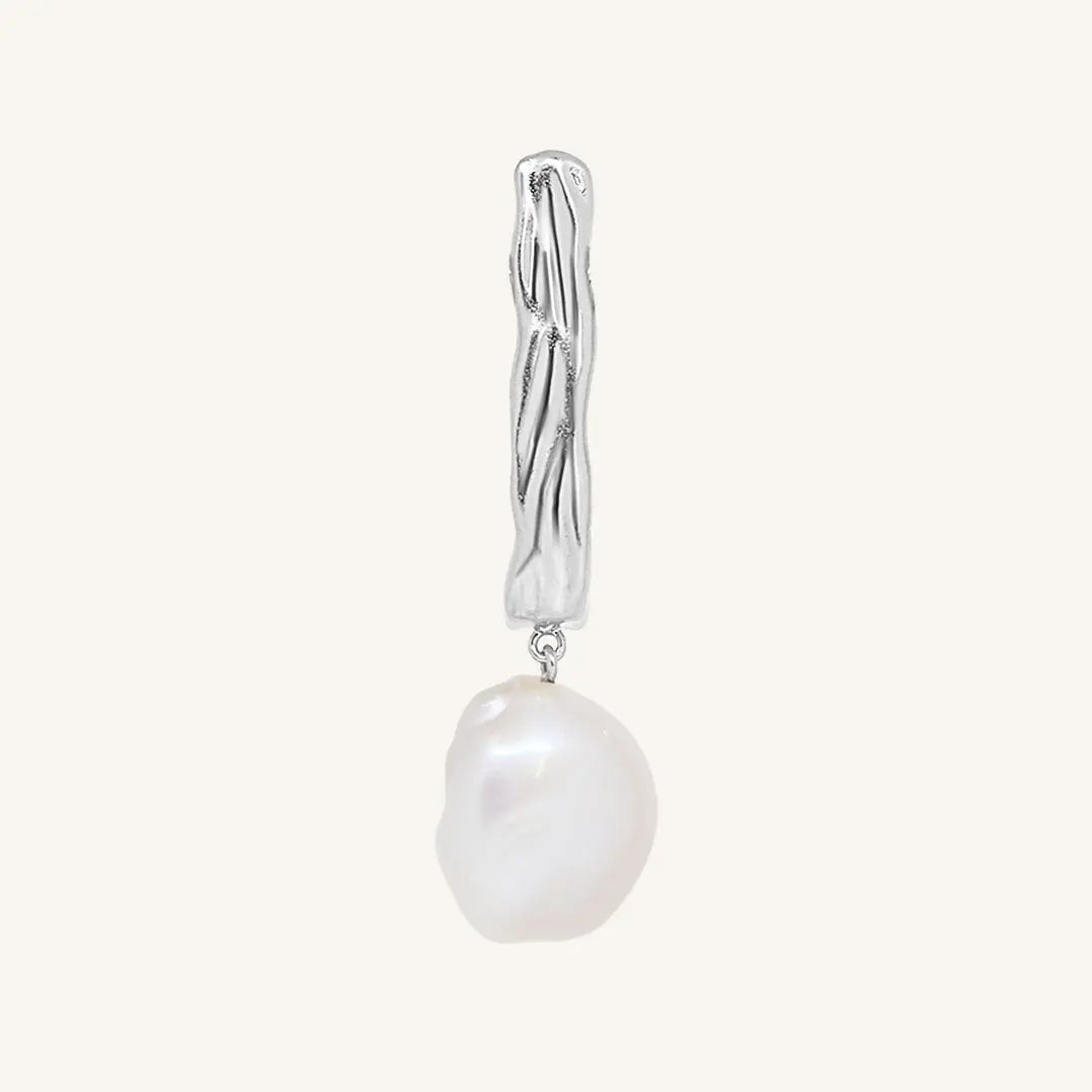 Dune Pearl Earrings for Women - Elegant Freshwater Pearl Stud Earrings - Perfect for Weddings, Parties & Everyday Wear