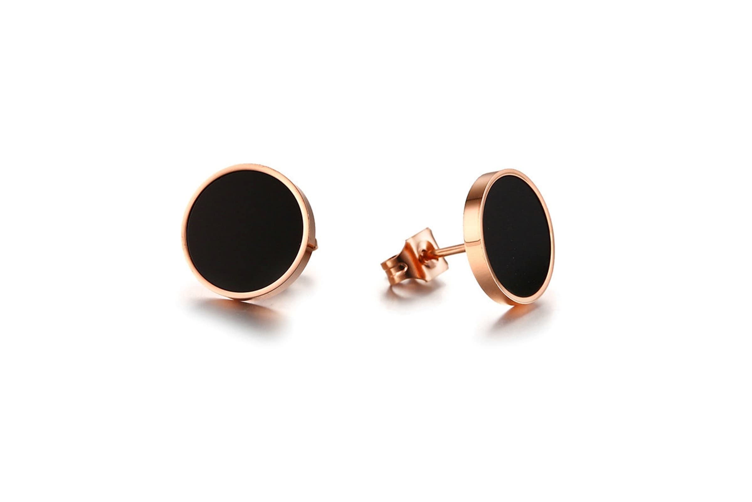 Musihy 316L Stainless Steel Stud Earrings for Women - Hypoallergenic Acrylic Ear Studs - Perfect for Everyday Wear, Work & Special Occasions