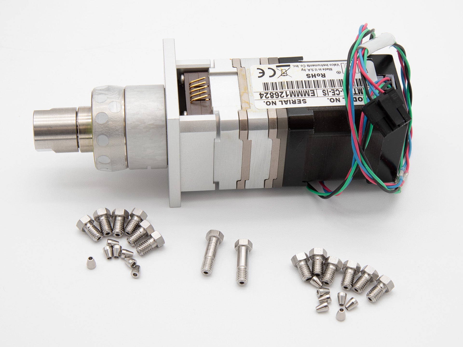 6-Port 12-Position Column Select Valve - High Precision Flow Control for Industrial and Laboratory Applications | Ideal for Chromatography, Fluid Distribution & Process Control
