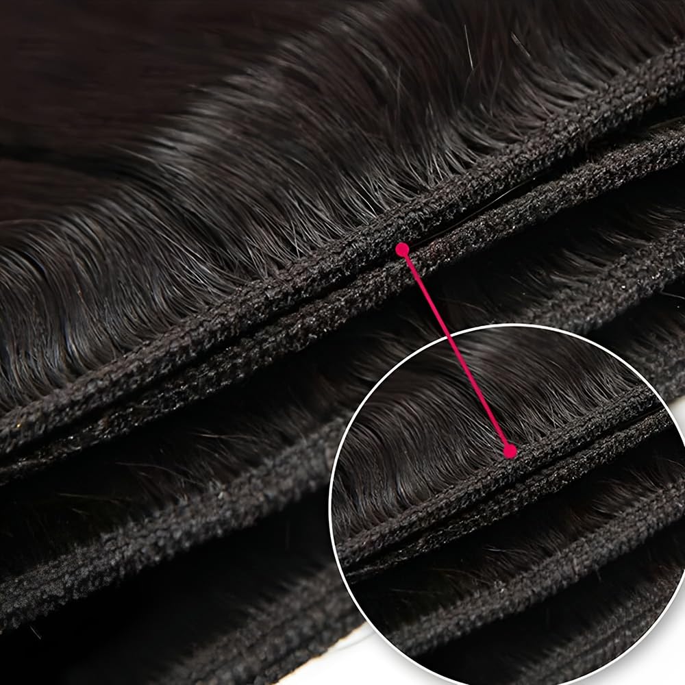 Cuckoo 20/22/24/26 Inch 4 Bundles 100% Unprocessed Virgin Brazilian Human Hair - Body Wave Bundles Natural Black Color for Weaving, Extensions & Styling - Perfect for Daily Wear, Parties & Special Occasions