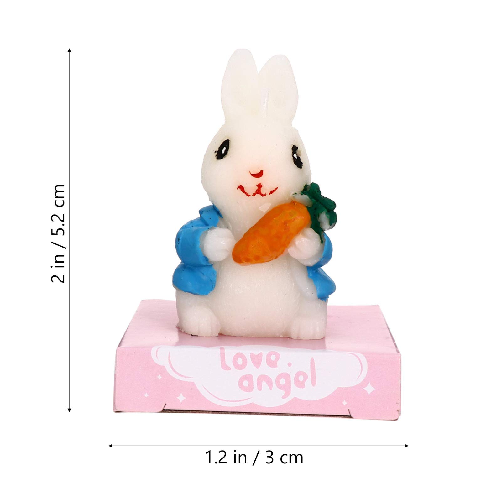 BESTOYARD 2 Pack Aromatic Tea Light Candles - Bunny Themed Scented Birthday Candles for Dogs, Yoga & Home Fragrance, Paraffin Wax Snack Candles - Perfect for Pet Parties, Relaxation & Home Decor