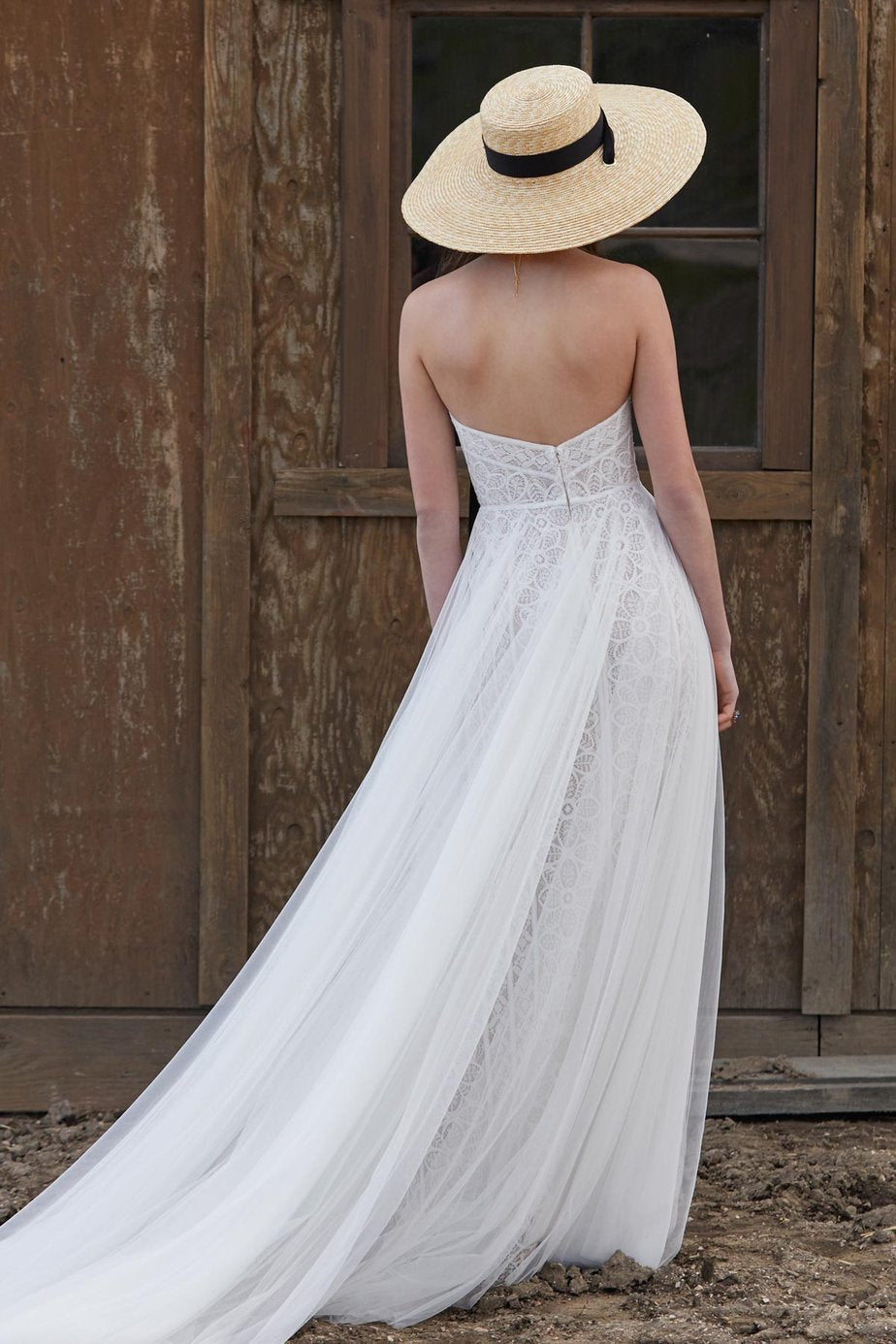 BHLDN Willowby Cordova Ophelia 53702 Wedding Gown - Elegant Lace Bridal Dress for Beach, Garden & Boho Weddings