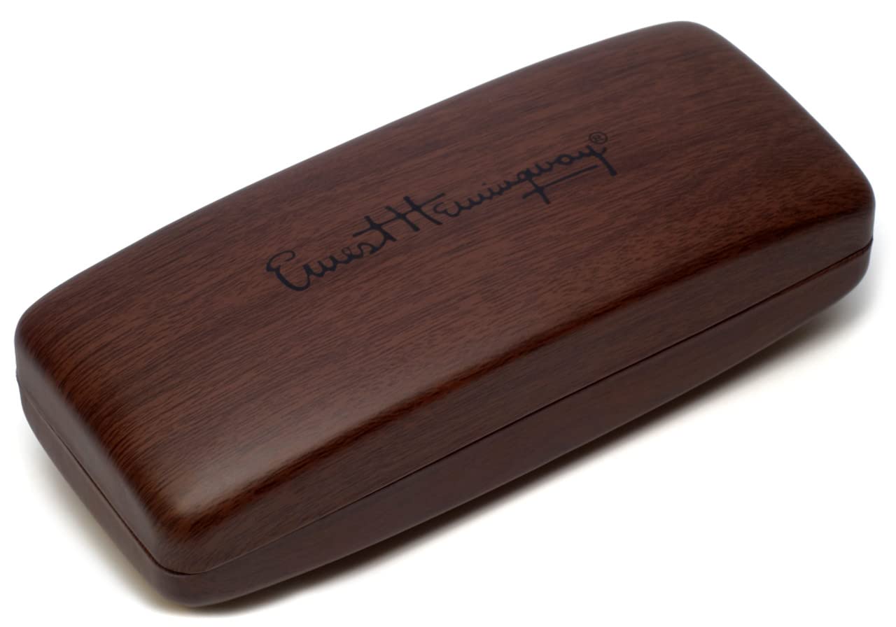 Ernest Hemingway 4632 Black Designer Reading Glasses +1.25 Strength - Stylish & Comfortable for Reading, Working, and Computer Use