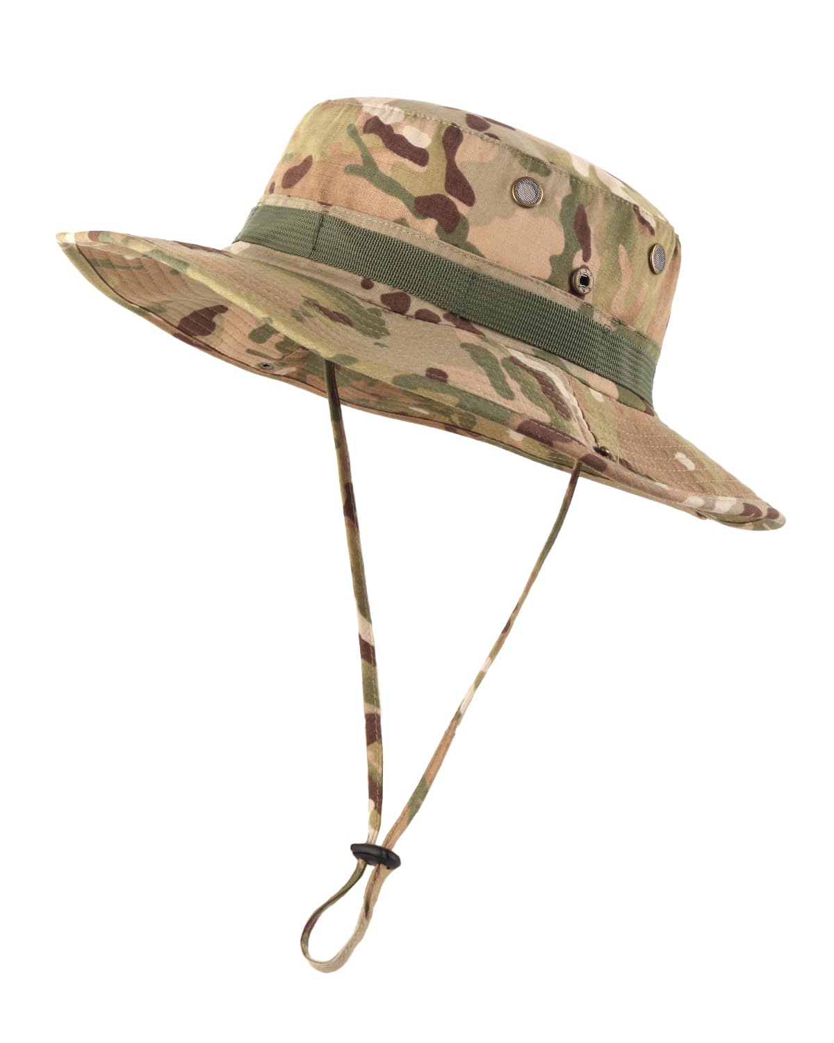 Zylioo XXL Oversized Boonie Sun Hat - Military Tactical Safari Hat for Big Heads - Lightweight Hunting Hat with Adjustable Strap - Perfect for Outdoor Adventures, Hiking, Fishing & Beach Activities