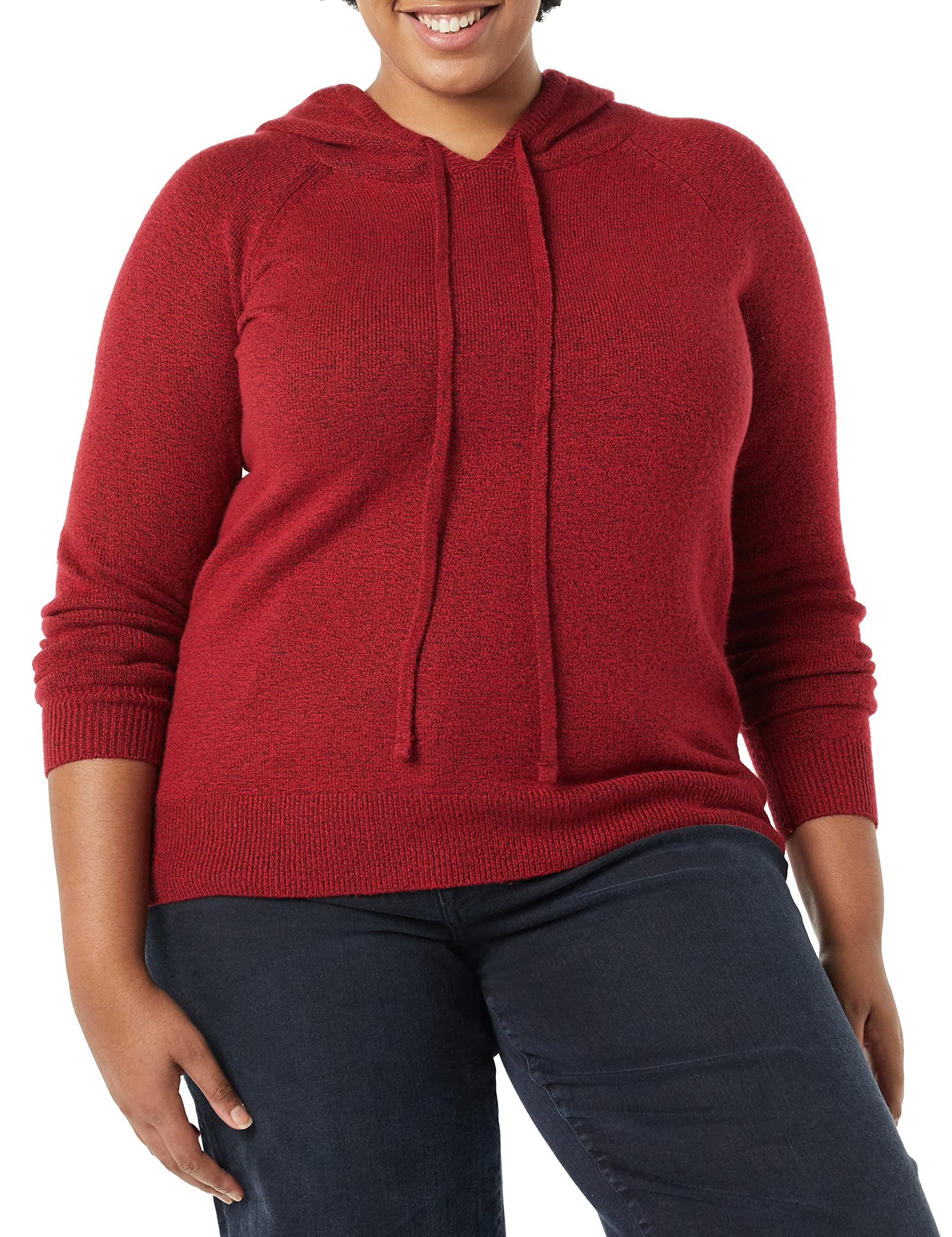 Amazon Essentials Women's Soft Touch Hooded Pullover Sweater - Cozy Fleece Hoodie for Casual Wear, Lounge & Outdoor Activities