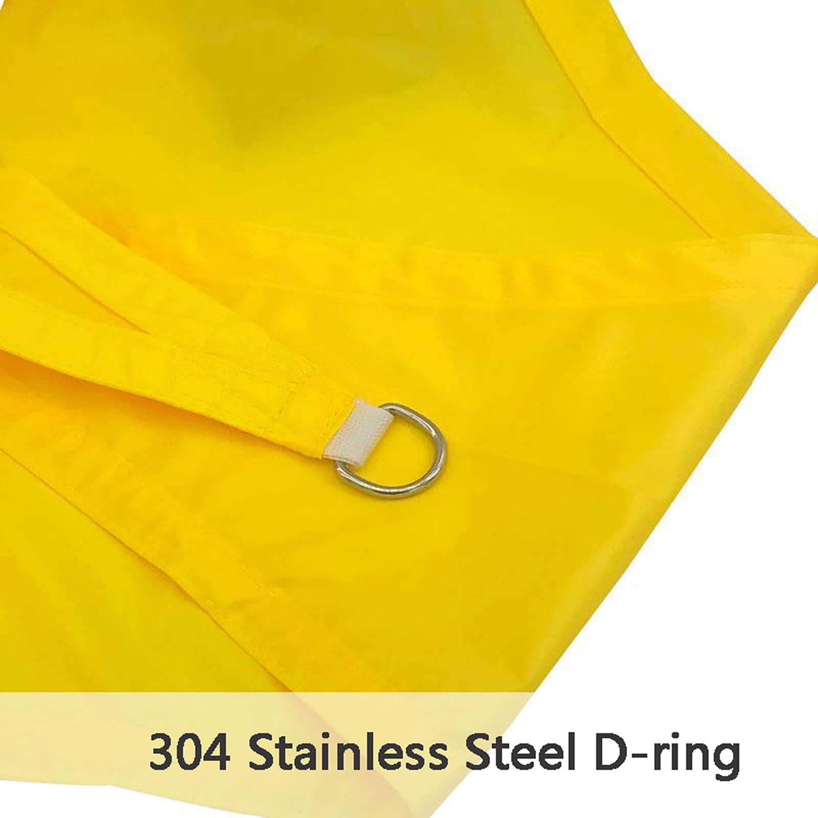 13x13ft Rectangle Shade Sail - Waterproof & Tear-Resistant Outdoor Sun Canopy for Backyard, Garden, Poolside, and Patio Shade