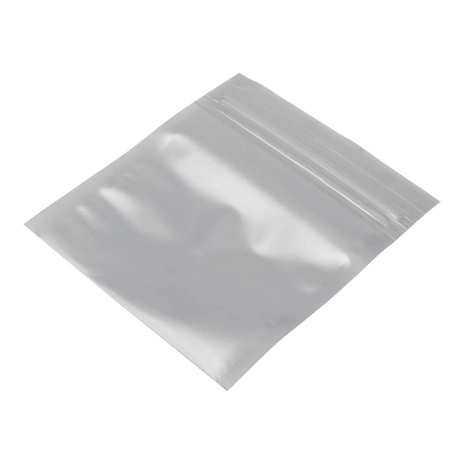 100Pcs Anti Static Resealable Storage Bags - Holographic CPP Plastic Zip Lock Pouch for Electronic Components (3.5 Inches) - Perfect for Organizing Small Parts, Jewelry, Crafts & DIY Projects