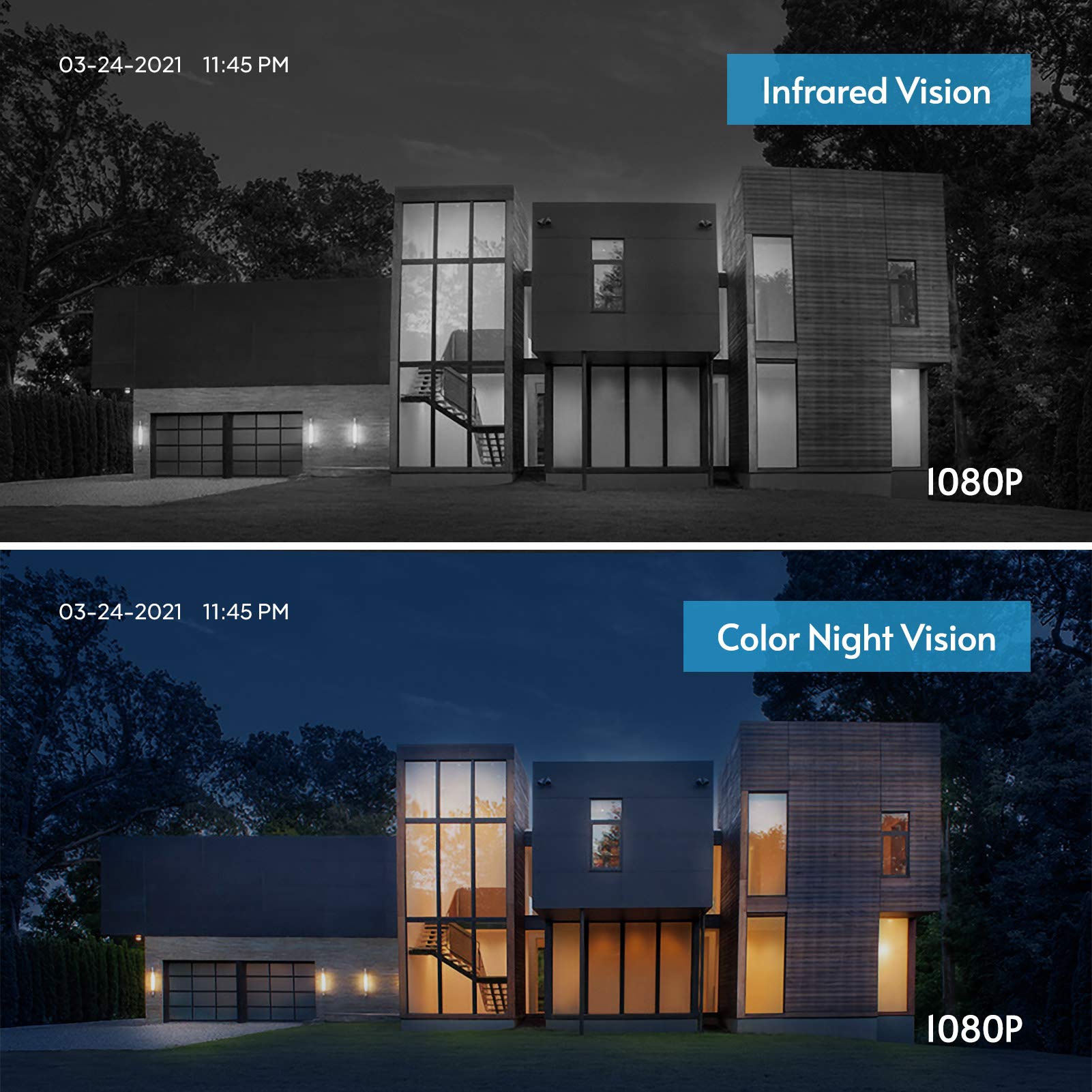 Solar Security Camera Outdoor Wireless, 1080P HD Night Vision, Weatherproof, Motion Detection, 2-Way Audio - Ideal for Home, Garage, Yard, and Business Surveillance
