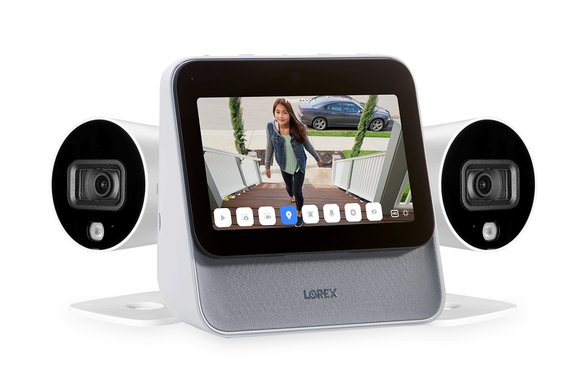Lorex Smart Home Security System with 1080p HD Outdoor WiFi Cameras - Wireless Surveillance for Home, Business & Property Protection