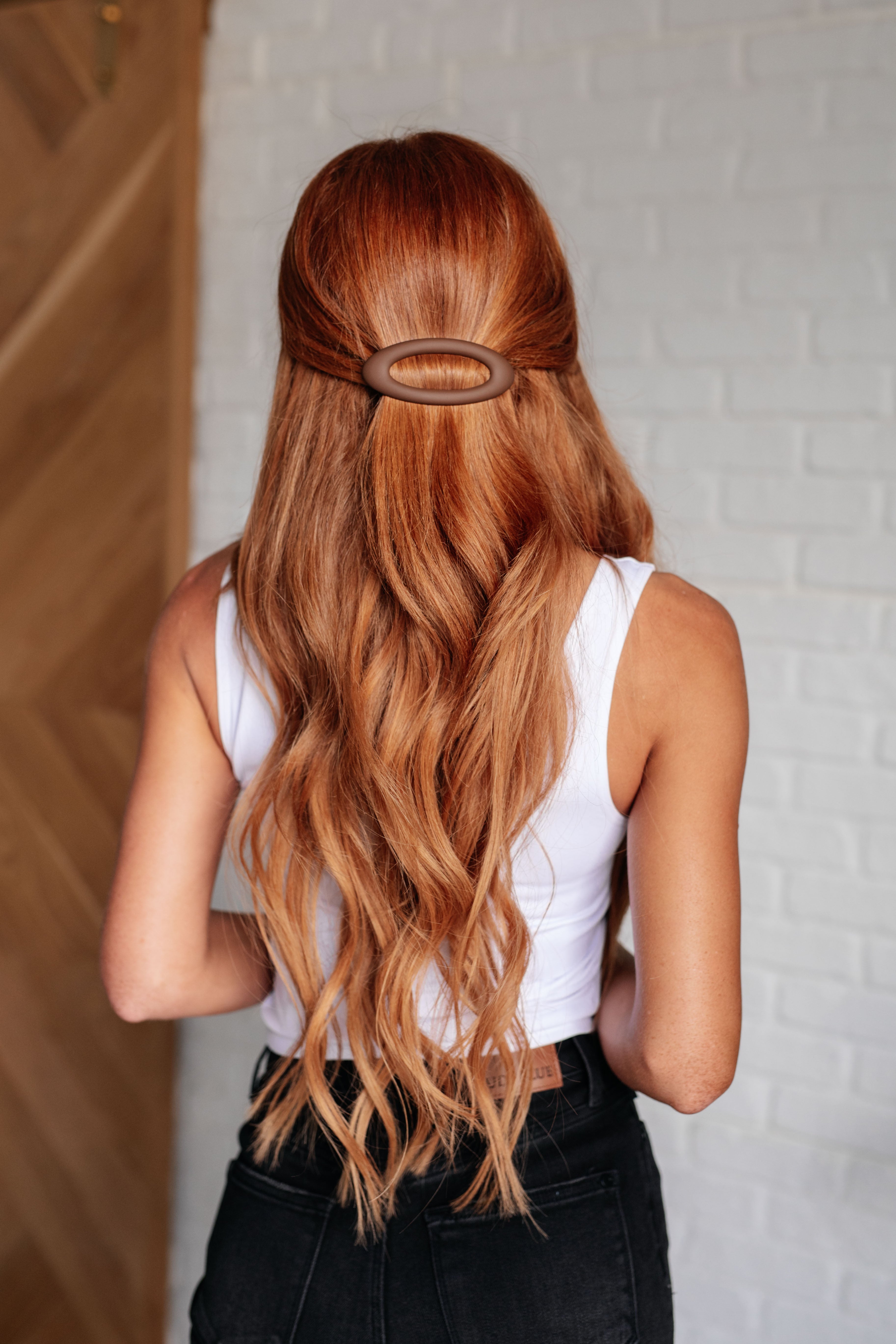 Large Oval Hair Clips Set of 5 - Non-Slip Hair Accessories for Women & Girls - Perfect for School, Work, Gym & Everyday Styling