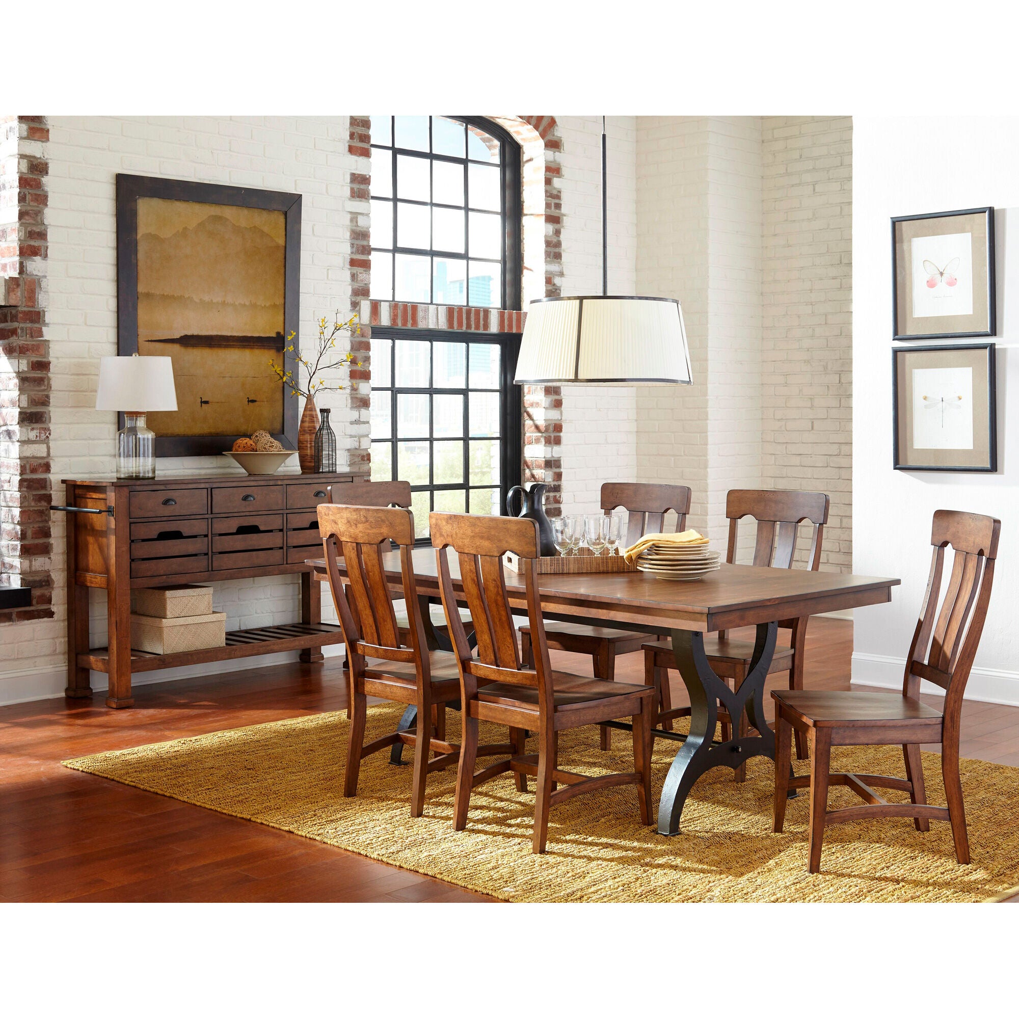 Modern Kitchen Island with Breakfast Bar - Stylish District Counter Table for Dining & Entertaining - Perfect for Small Spaces & Open Concept Homes