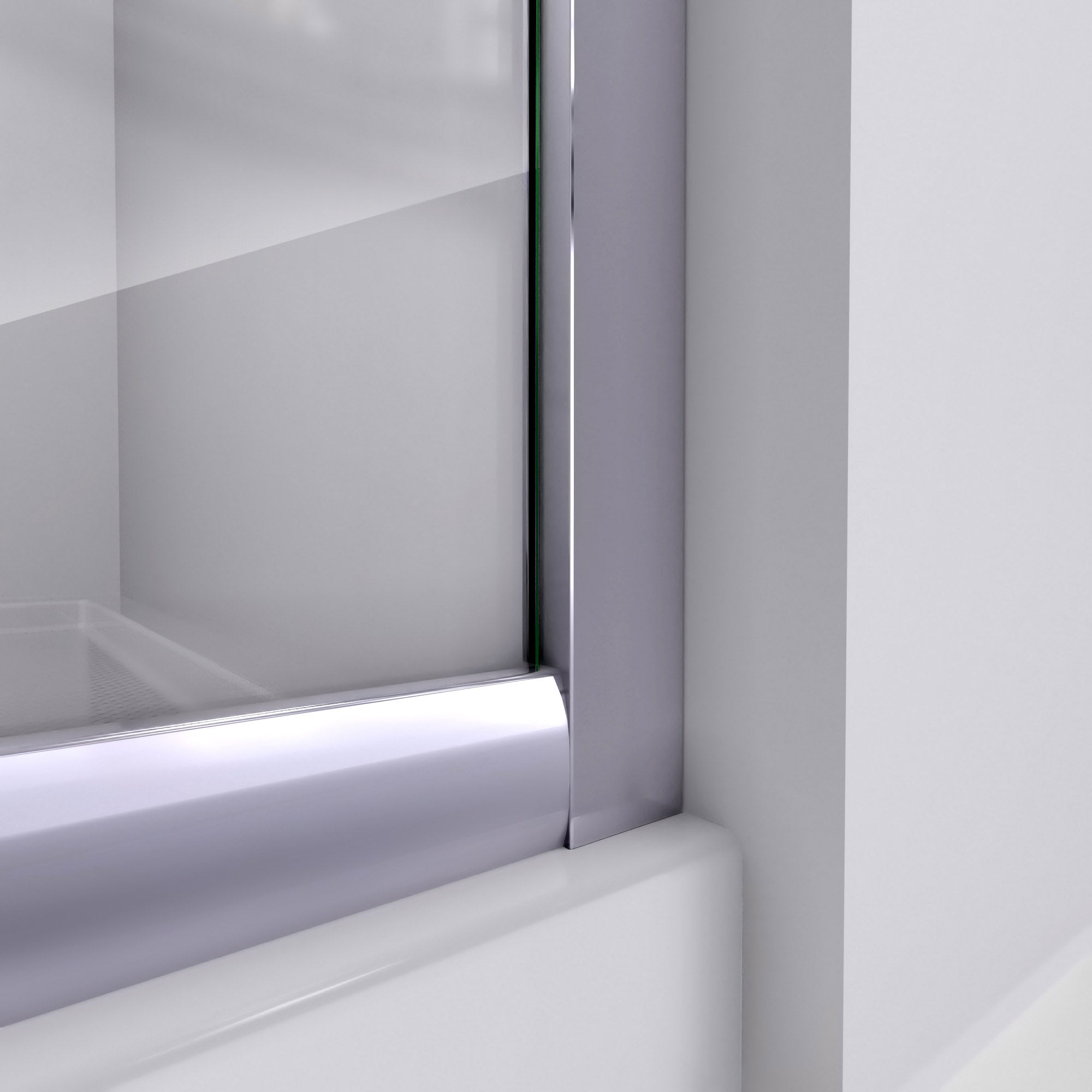 DreamLine Prime 33x33x74.75 Inch Corner Sliding Shower Enclosure with SlimLine Shower Base Kit - Clear Glass Frameless Design for Modern Bathrooms - Perfect for Small Space Bathroom Remodeling