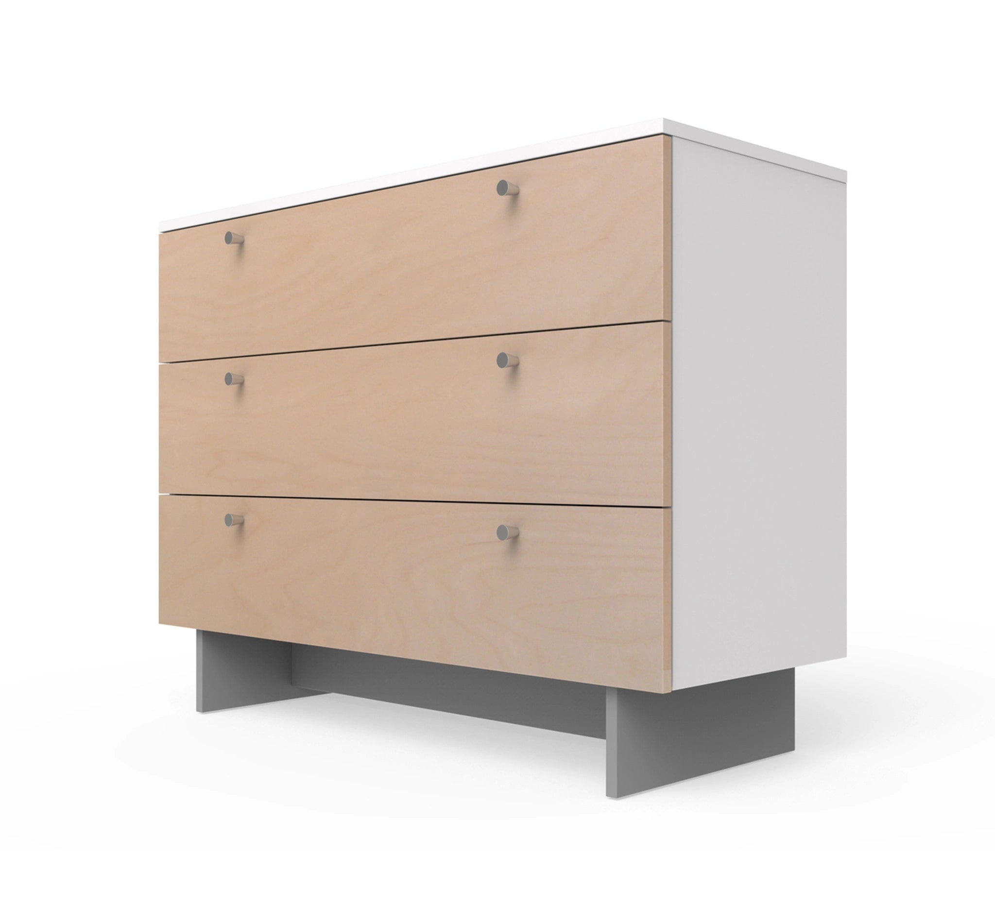Spot On Square Roh Dresser 45 Inch Wide - Modern Minimalist Bedroom Dresser with 6 Drawers, White Finish - Perfect for Bedroom Storage, Closet Organization & Home Decor