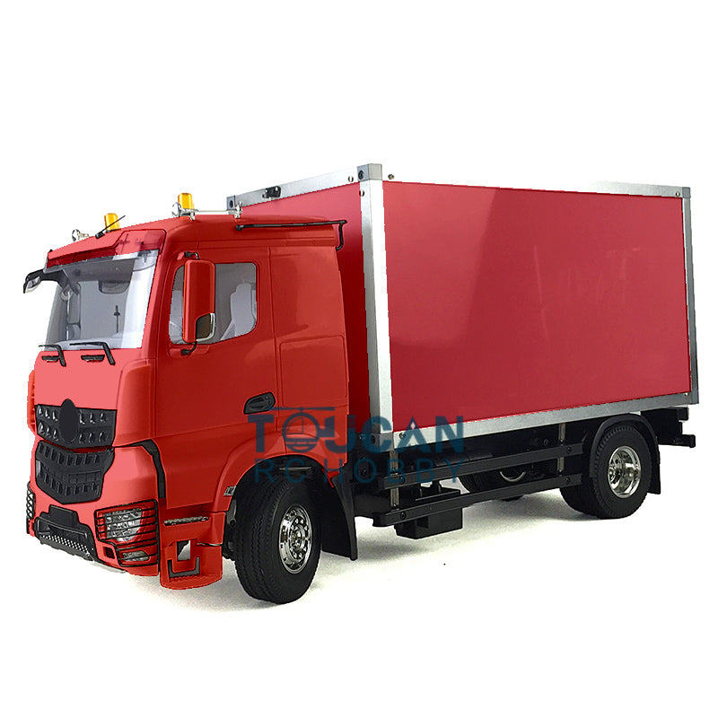 1/14 Scale RC Tractor Truck Kit - 2 Axles with 35T540 Motor, DIY Electric Radio Controlled Container Truck Model for Adults & Hobbyists - Perfect for Off-Road Simulation, Construction Play & RC Enthusiasts