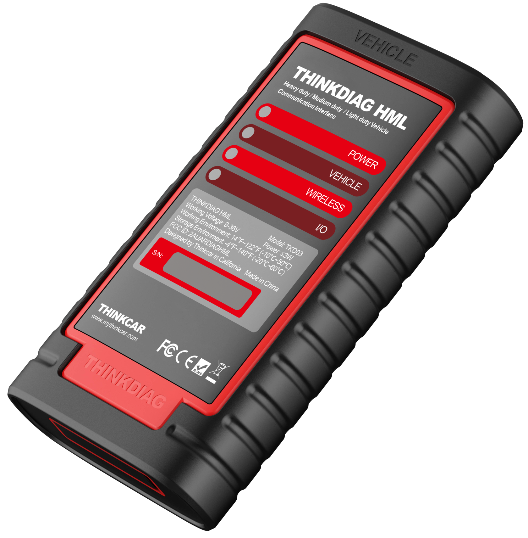 THINKDIAG HML Full System OBD2 Scanner - Heavy Duty Car & Truck Diagnostic Tool with Code Reader | Compatible with All Vehicles for Engine, ABS, Transmission & More | Perfect for Mechanics, DIY Auto Repair & Fleet Maintenance