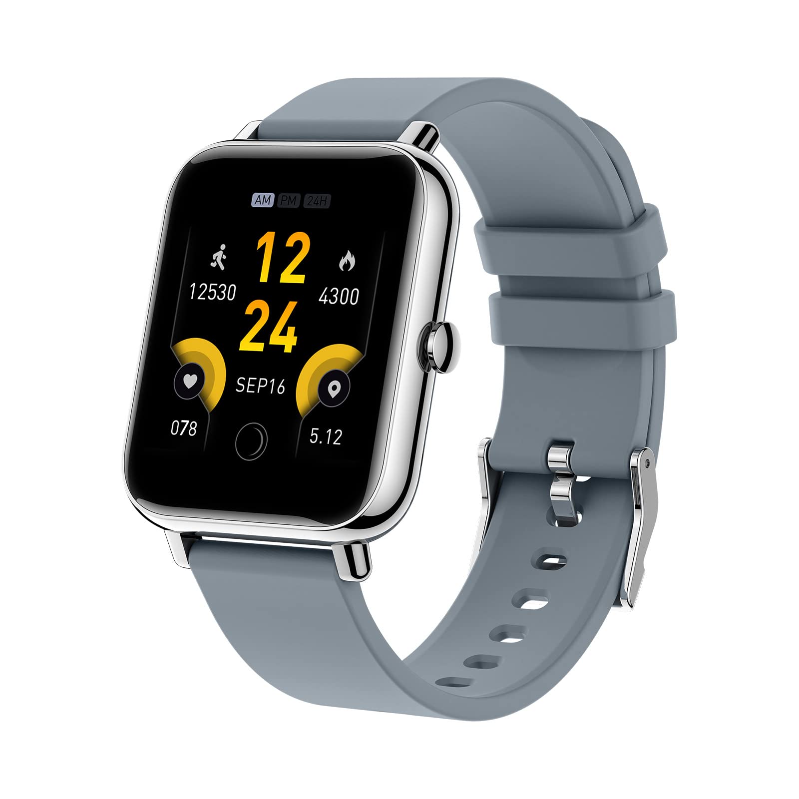 Smart Watch with Heart Rate Monitor, Fitness Tracker for Men & Women, 1.69
