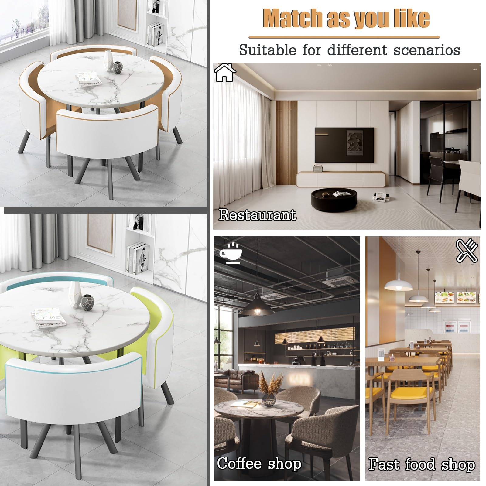Modern Business Negotiation Dining Table and Chair Set - Stylish Reception Table & Chair Combo for Coffee Shops, Tea Houses, Offices & Conference Rooms (Red, Multiple Sizes) - Perfect for Professional Meetings, Client Discussions & Casual Dining