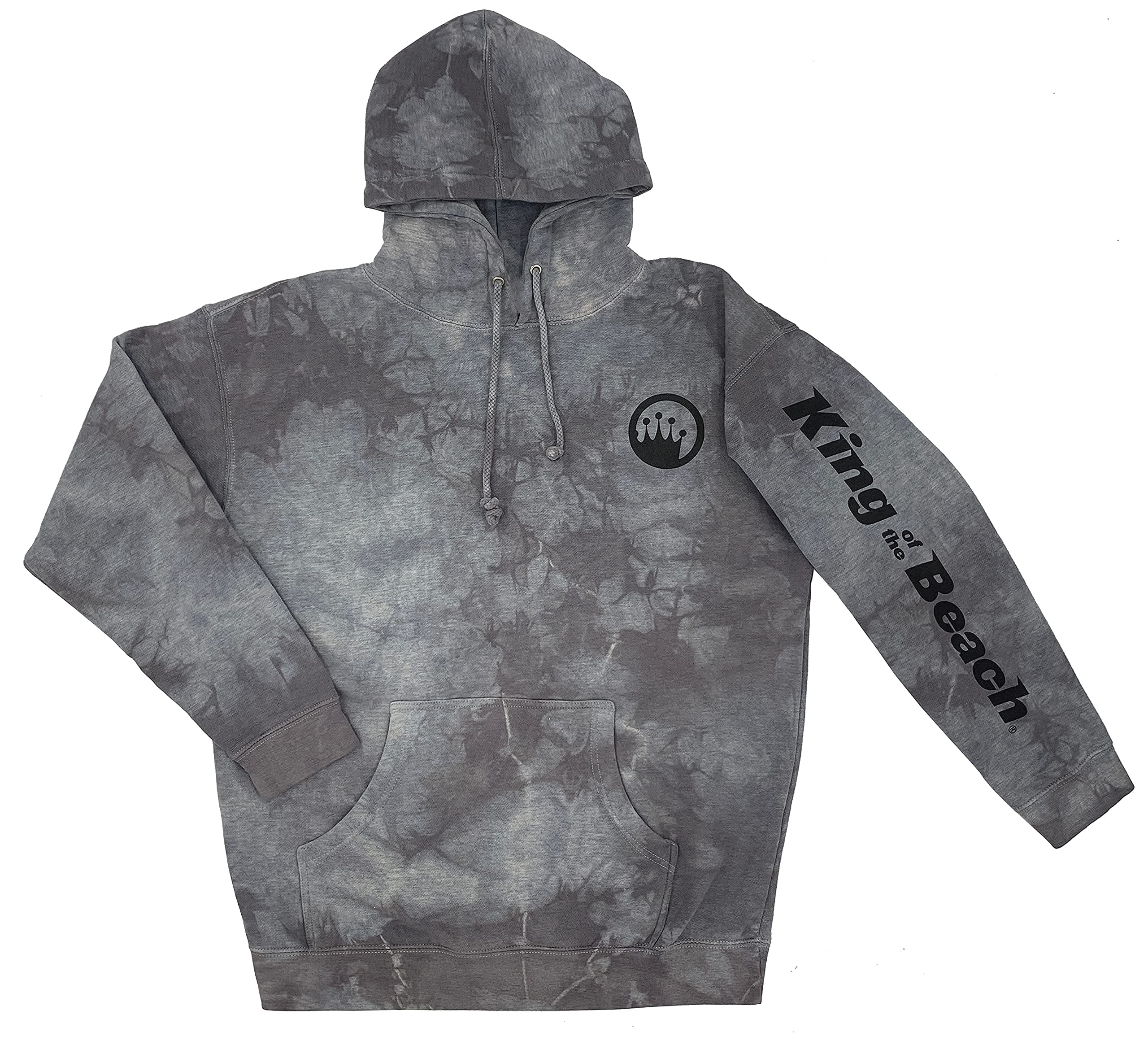 KING OF THE BEACH Miramar Tie Dye Hoodie - Stylish Unisex Pullover for Surfing, Beach Parties & Casual Wear