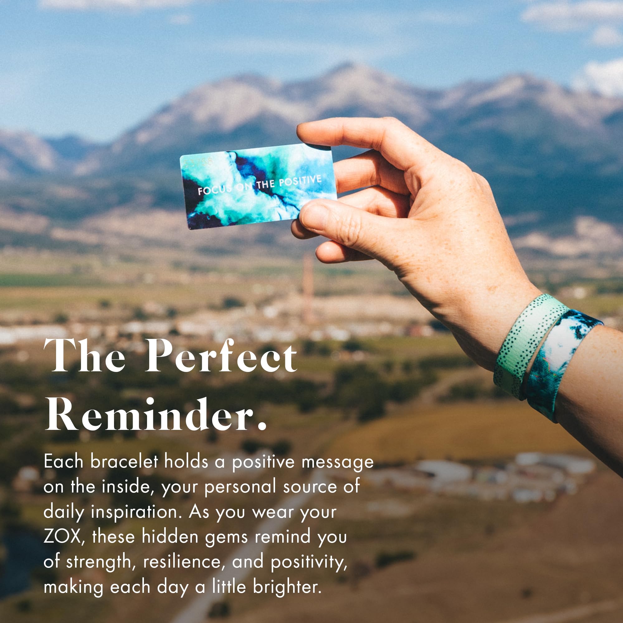 ZOX Stretchy Elastic Bracelets with Motivational Affirmations & Artistic Designs - Adjustable Wristbands for Men & Women - Perfect Gift for All Ages | Daily Wear, Yoga, Workout & Fashion Accessory