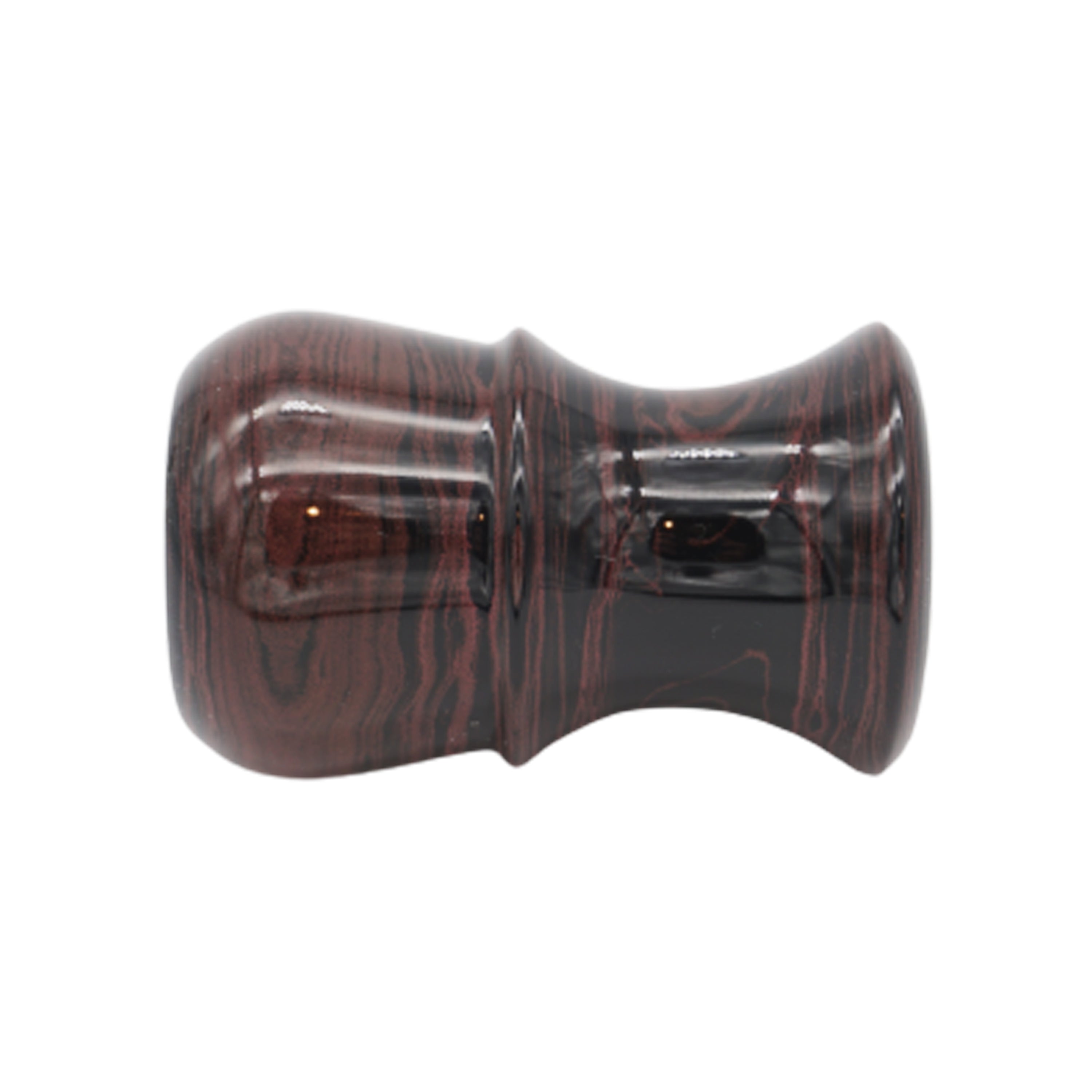 Premium Handmade Raspberry Ebonite Shaving Brush Handle - Compatible with 24mm & 26mm Knots - Perfect for Wet Shaving, Grooming Kits & Luxury Bathroom Essentials
