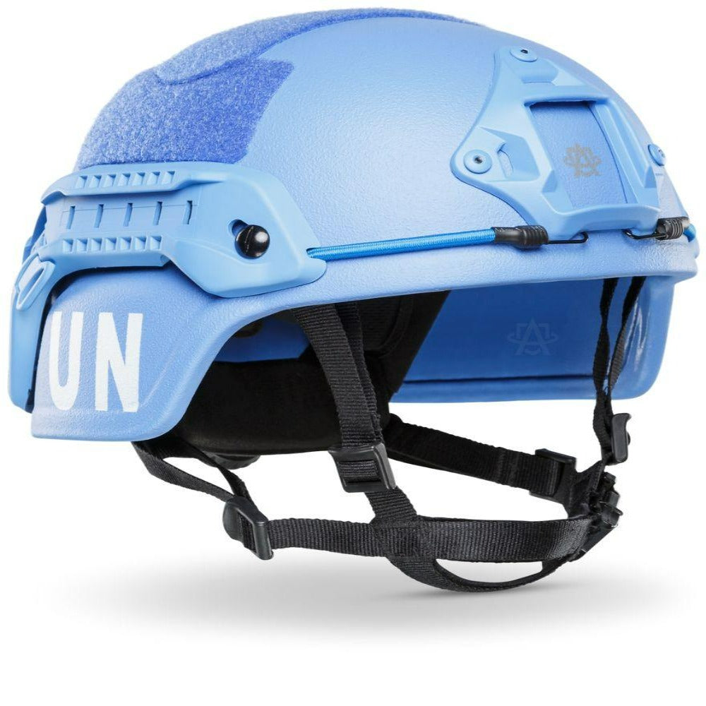 UN Ballistic Helmets - NIJ Level IIIA+ Certified for UN Contractors | Dark & Light Blue Options | Ideal for Peacekeeping & Security Missions