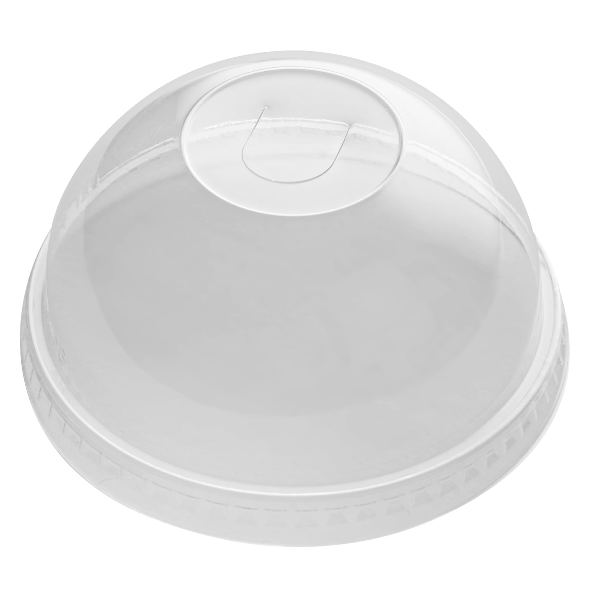 Visage Dome Lids for 9, 12 & 16 Oz Disposable Cups - 100 Clear Plastic Drinking Cup Lids with Straw Slot | Recyclable & BPA-Free | Perfect for Restaurants, Cafes, and Takeout Services